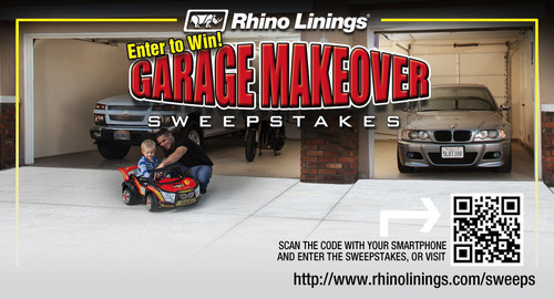 Rhino Linings Announces Garage Makeover Sweepstakes