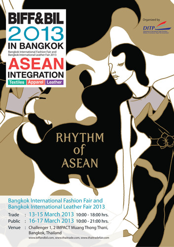 Bangkok International Fashion Fair and Bangkok International Leather Fair 2013.  (PRNewsFoto/Department of International Trade Promotion (DITP))
