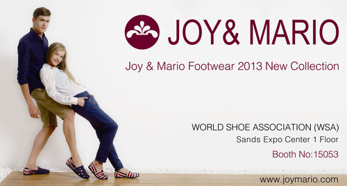 Welcome to World Shoe Association, Visit Joy&Mario 2013 New Collection.  (PRNewsFoto/JiYou Shoe Company)

