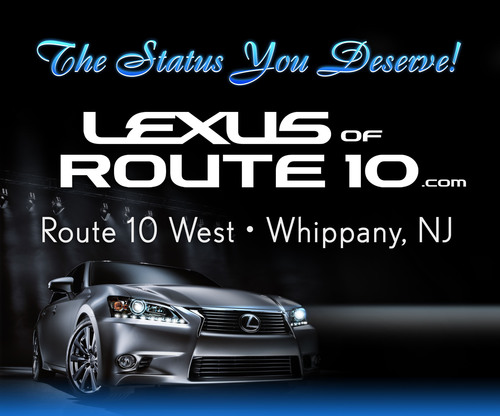 Lexus Of Route 10 Awarded New Jersey Lexus Dealer Of The Year
