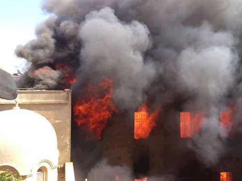 Coptic Orthodox Church Diocese of Los Angeles: More than 40 Coptic Christian Churches Burned and Torched Throughout Egypt