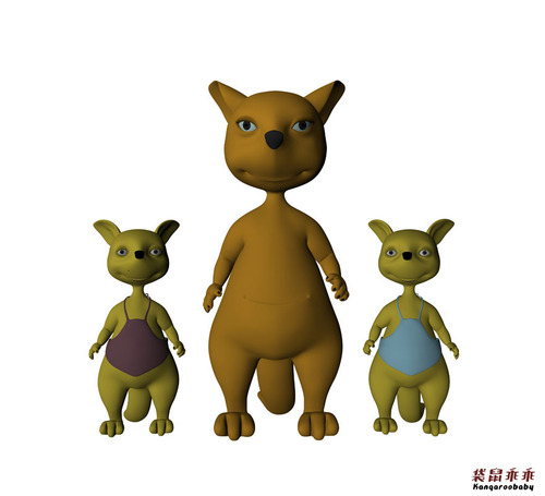 China's Original 3D Animation 'Kangaroo Baby' to Debut in Cannes.  (PRNewsFoto/Shenzhen Haha Animation Media Technology Co. Ltd)
