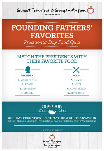 Kids Get Presidential Treatment At Sweet Tomatoes And