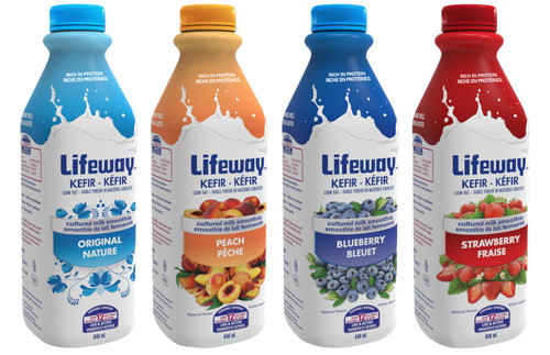 New Lifeway Kefir now available in Canada (PRNewsFoto/Lifeway Foods, Inc.)