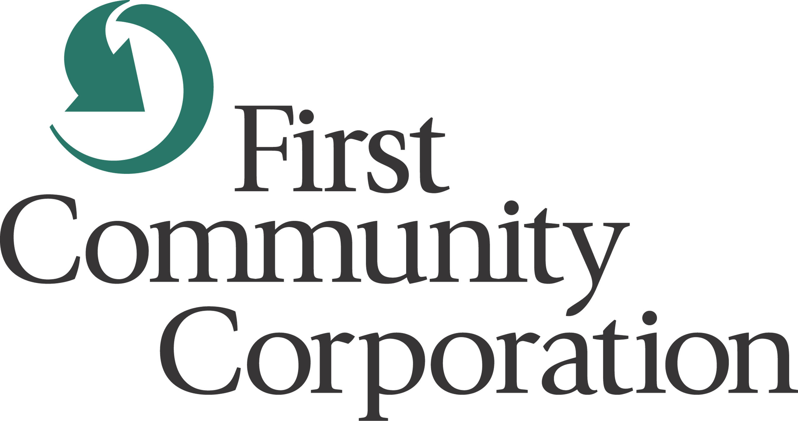 First Community Corporation logo.