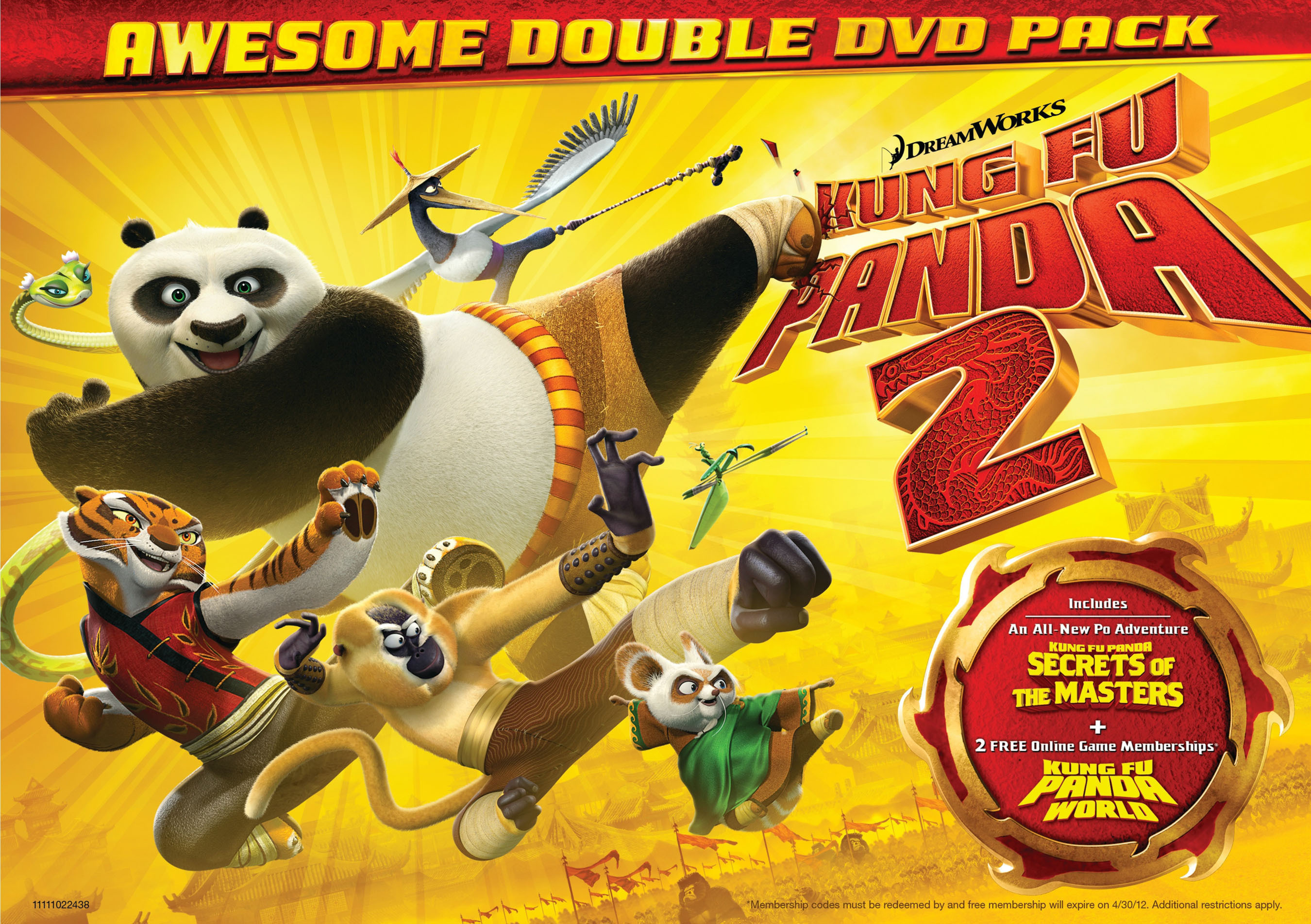 THE HILARIOUS GLOBAL SMASH HIT KUNG FU PANDA 2 BECOMES THE MOST AWESOME  HOLIDAY GIFT PACK ON BLU-RAY™ AND DVD TUESDAY, DECEMBER 13TH