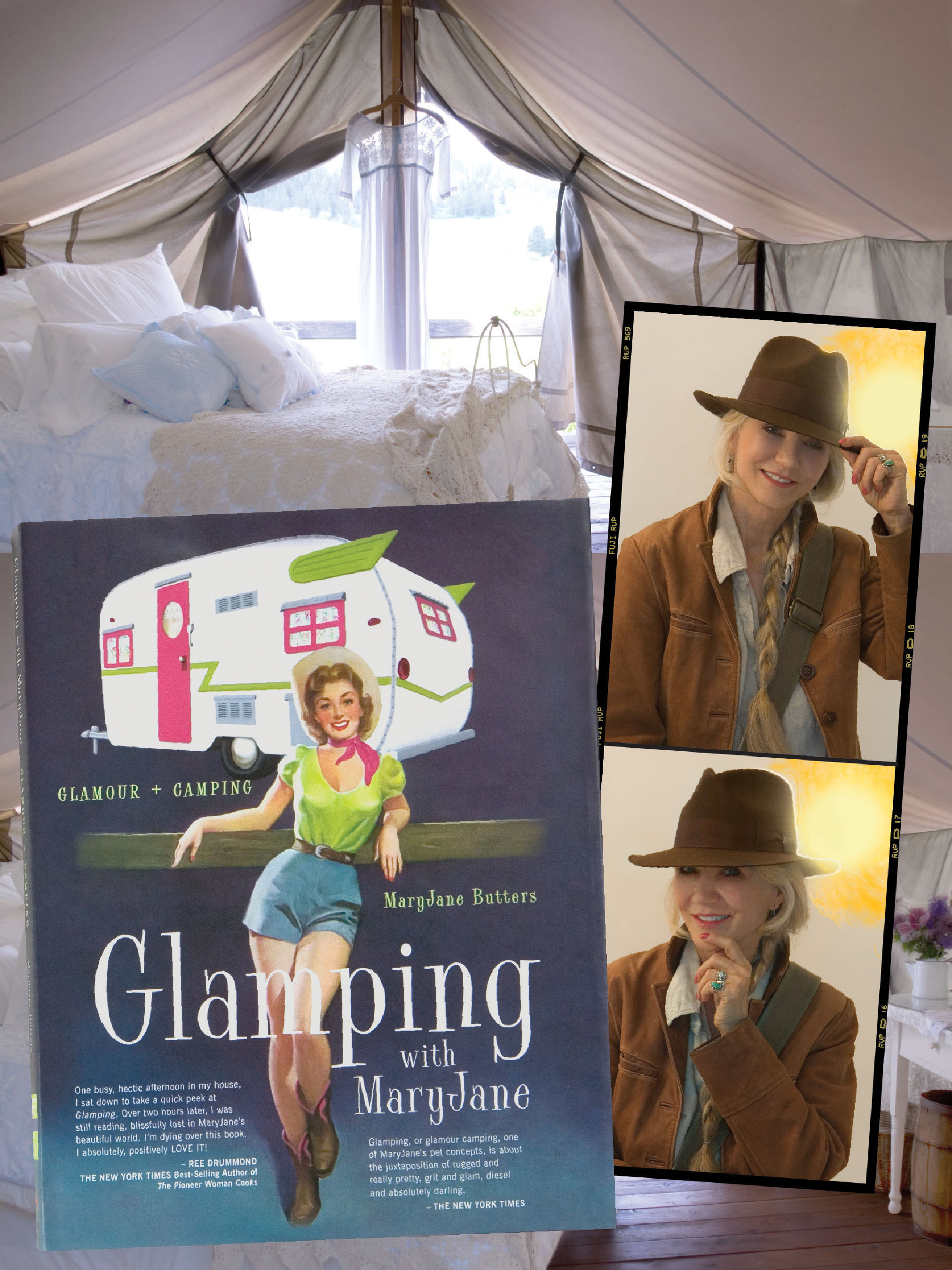 Glamour Glamping with MaryJane Camping 
