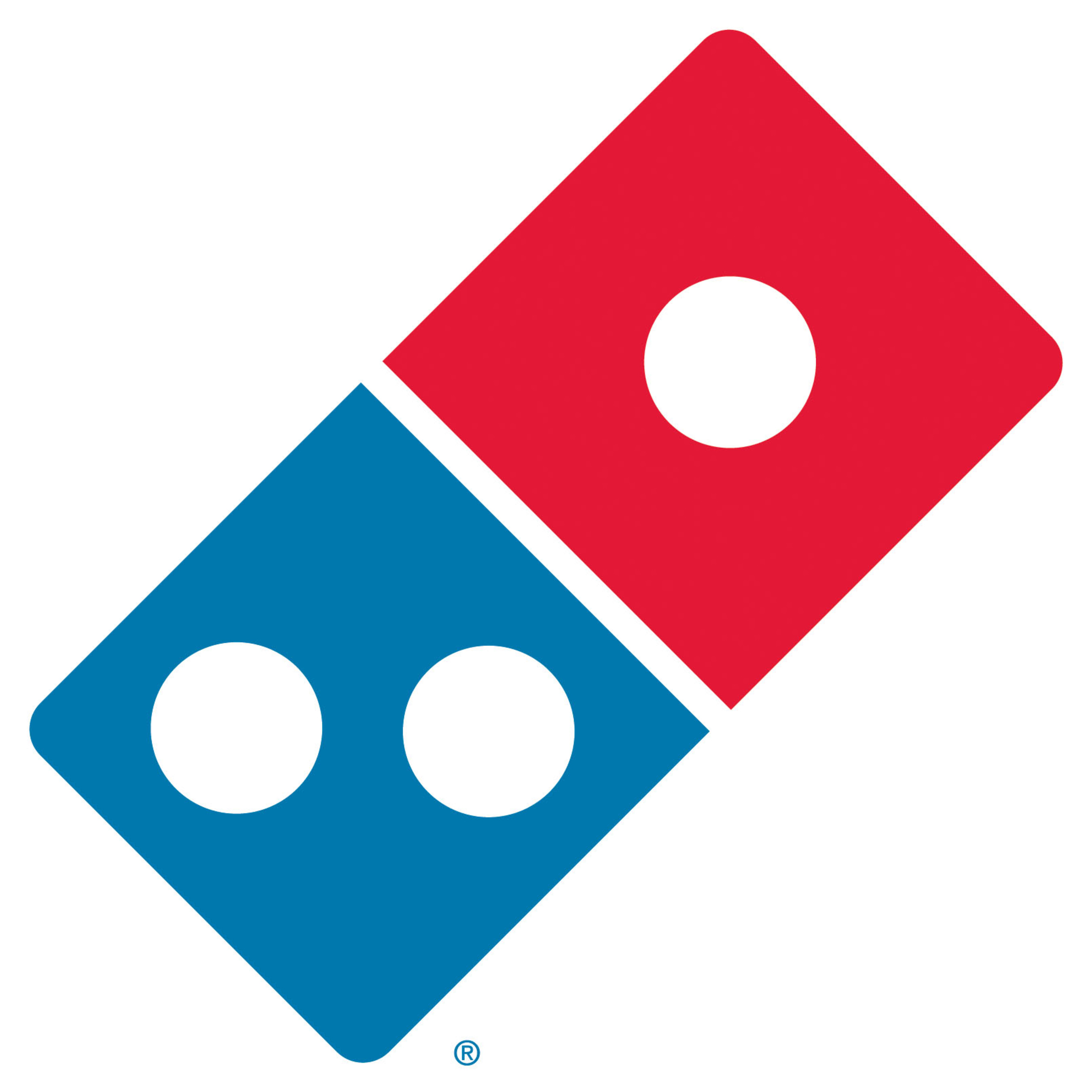 Domino's Pizza unveils new logo. Will be seen on all new stores and those undergoing major renovations.