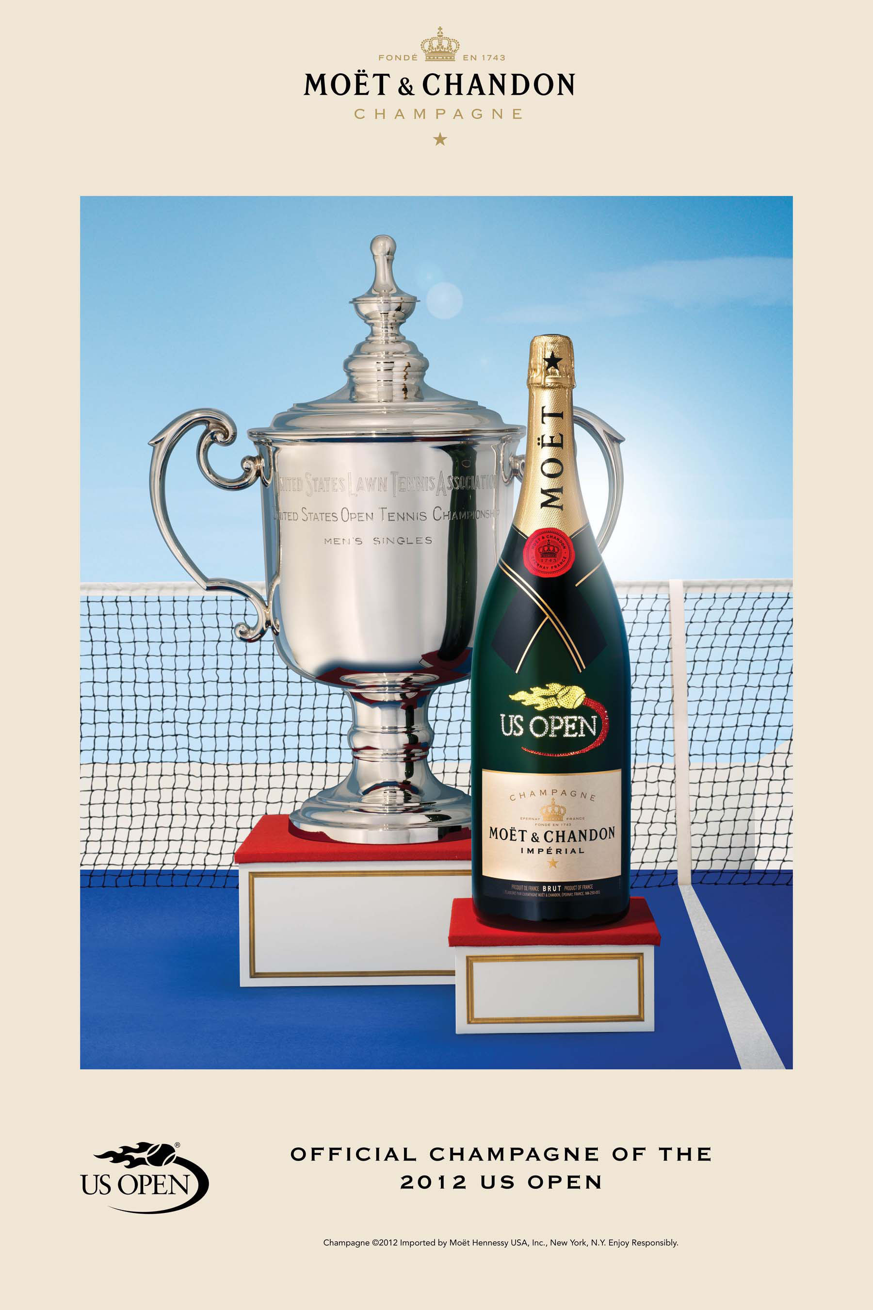 Moet & Chandon Returns to the US Open to Celebrate Tennis as the