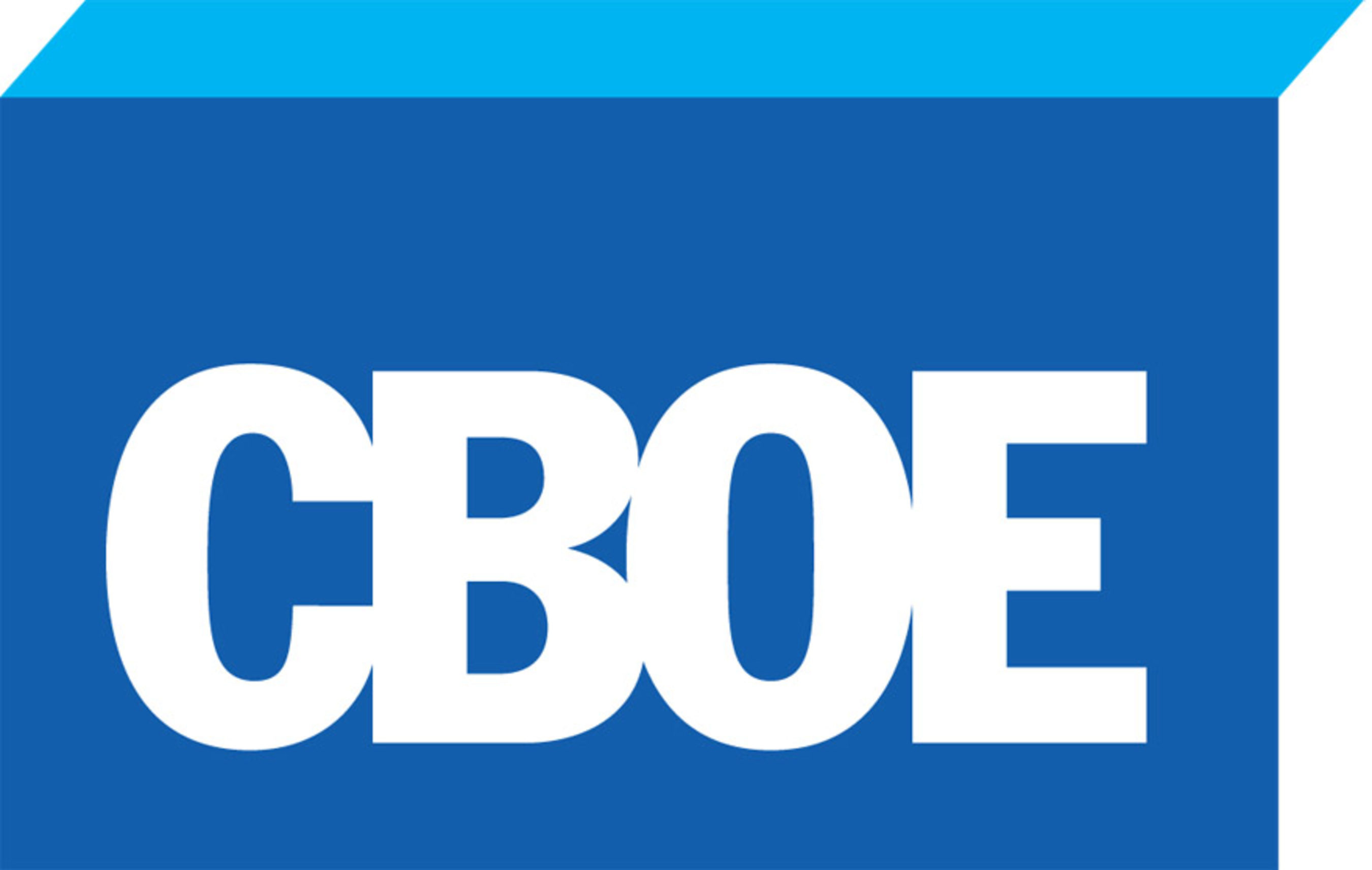 Chicago Board Options Exchange (CBOE) logo.