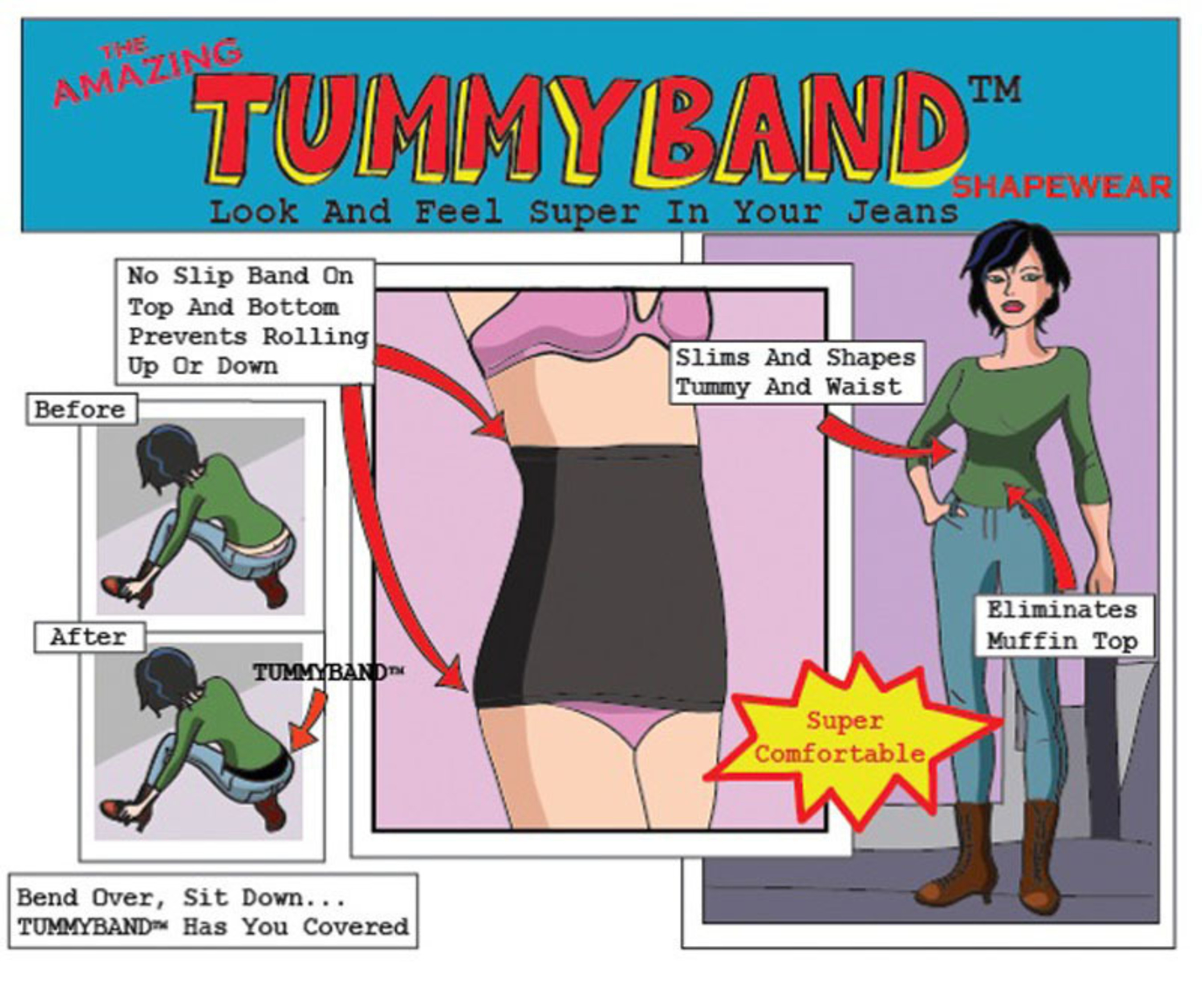 SmartThingz Declares War on the Muffin Top with TUMMYBAND, the