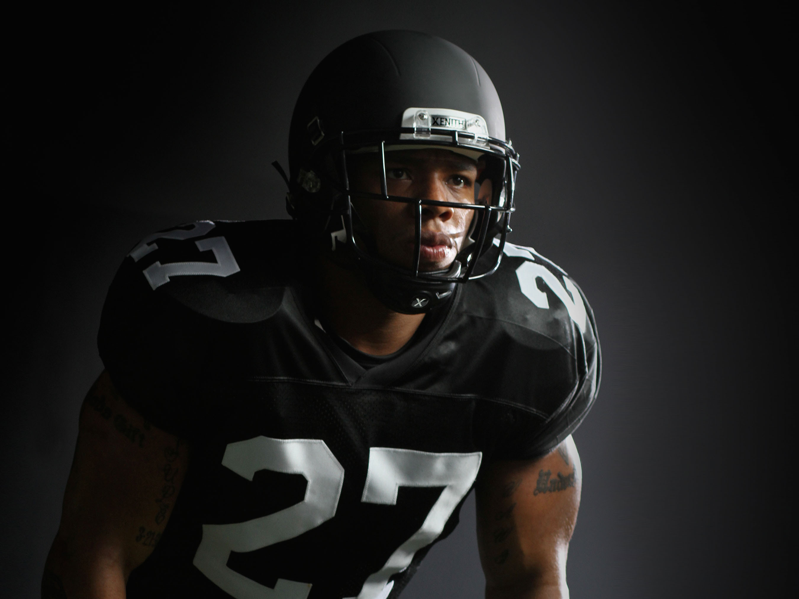 Baltimore Ravens RB Ray Rice Announces Partnership With Xenith Football Helmets - Super Bowl XLVII Participant Touts X2 Helmet's Fit, Comfort and Protection. (PRNewsFoto/Xenith LLC) (PRNewsFoto/XENITH LLC)