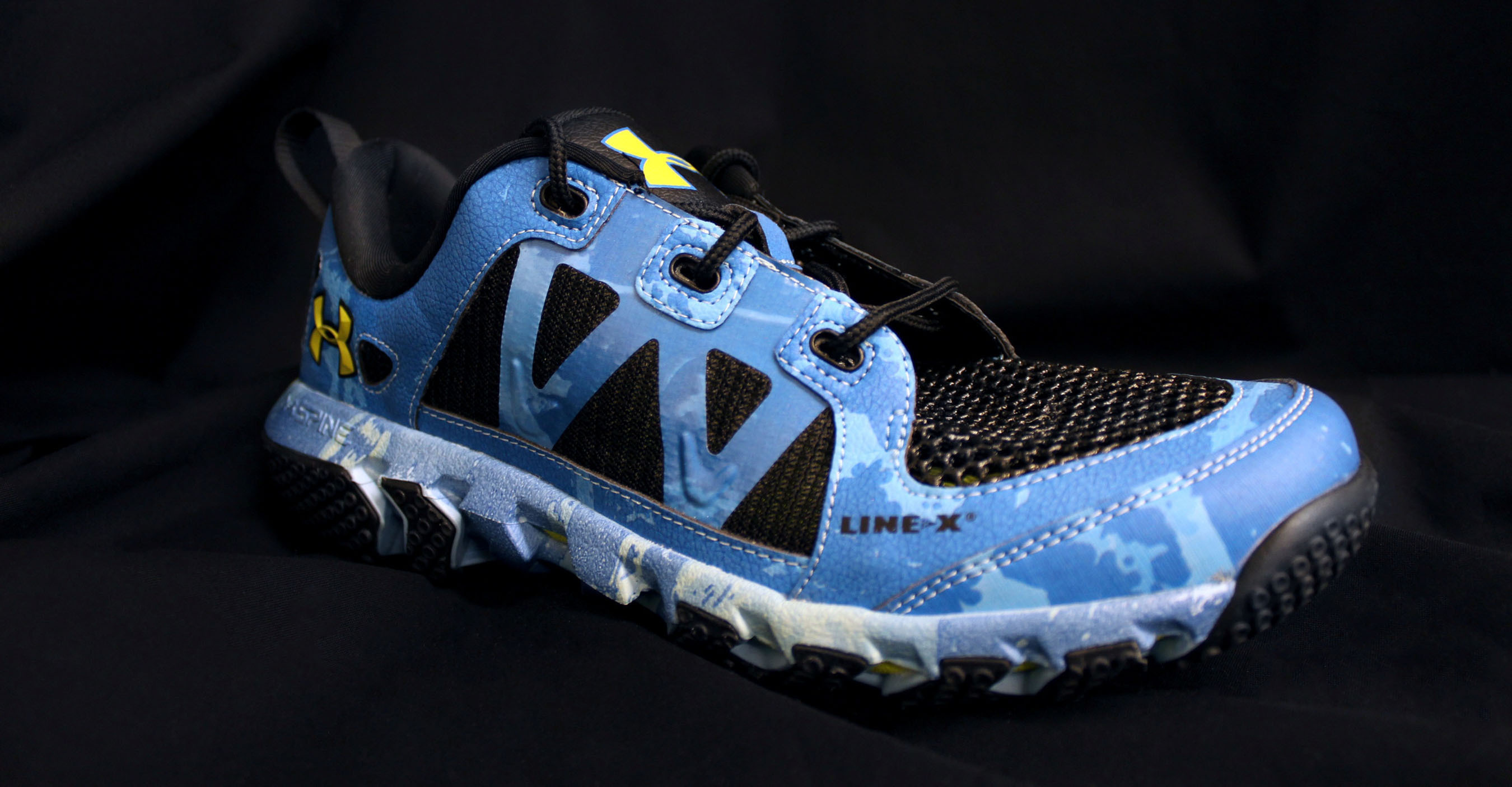 LINE-X Protective Coatings Used for New Under Armour "Water Spider" Shoe. (PRNewsFoto/LINE-X Protective Coatings) (PRNewsFoto/LINE-X PROTECTIVE COATINGS)