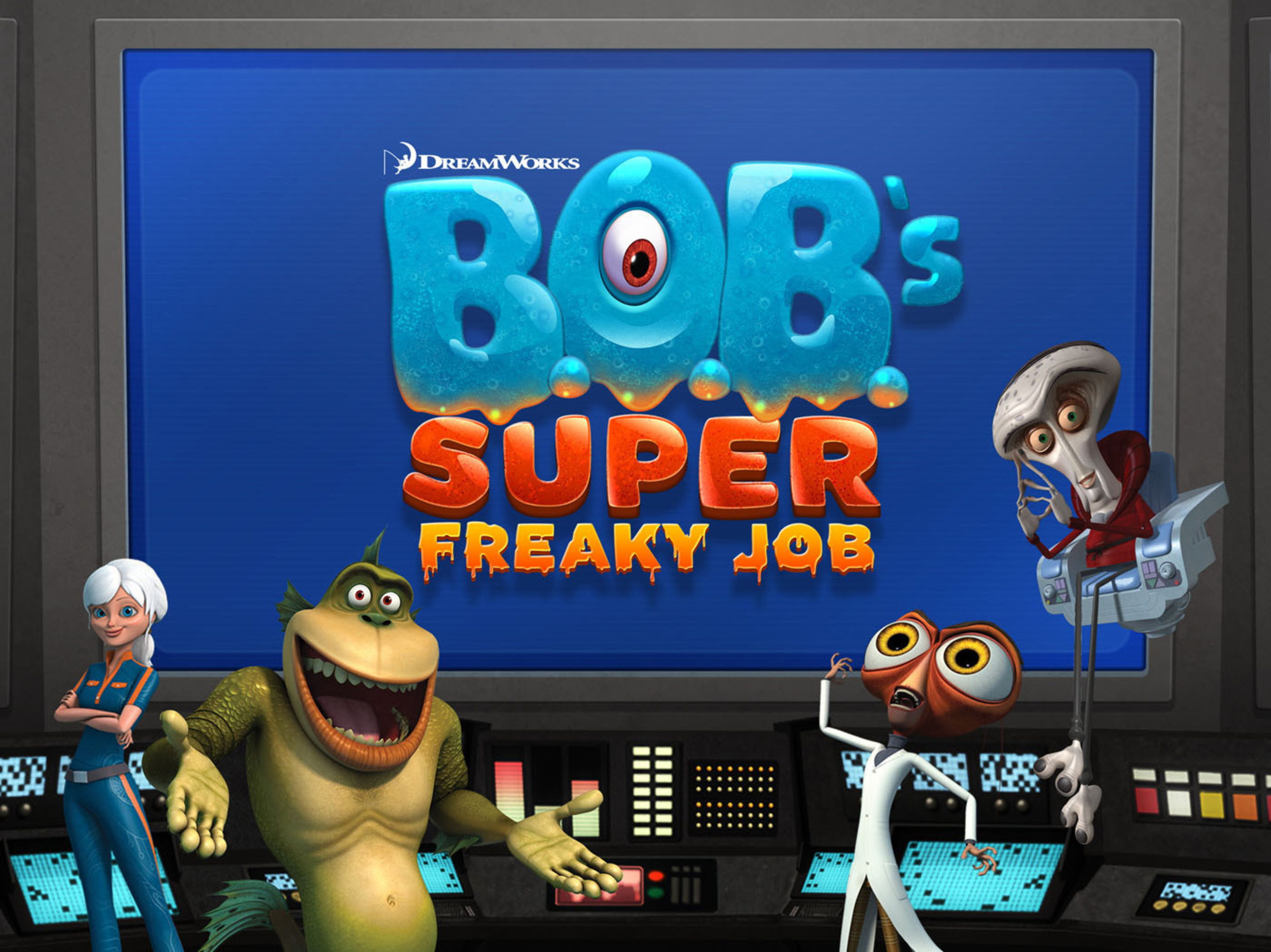 DreamWorks Animation And Adrenaline Unleash The Monsters With .'s  Super Freaky Job Mobile Game