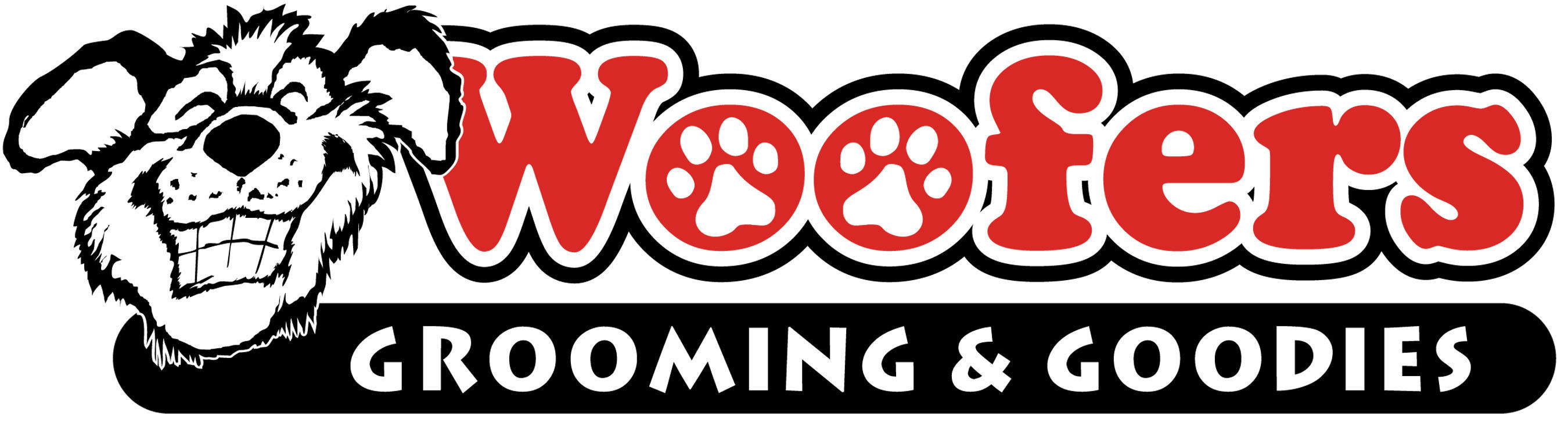Woofers Grooming & Goodies Logo.
