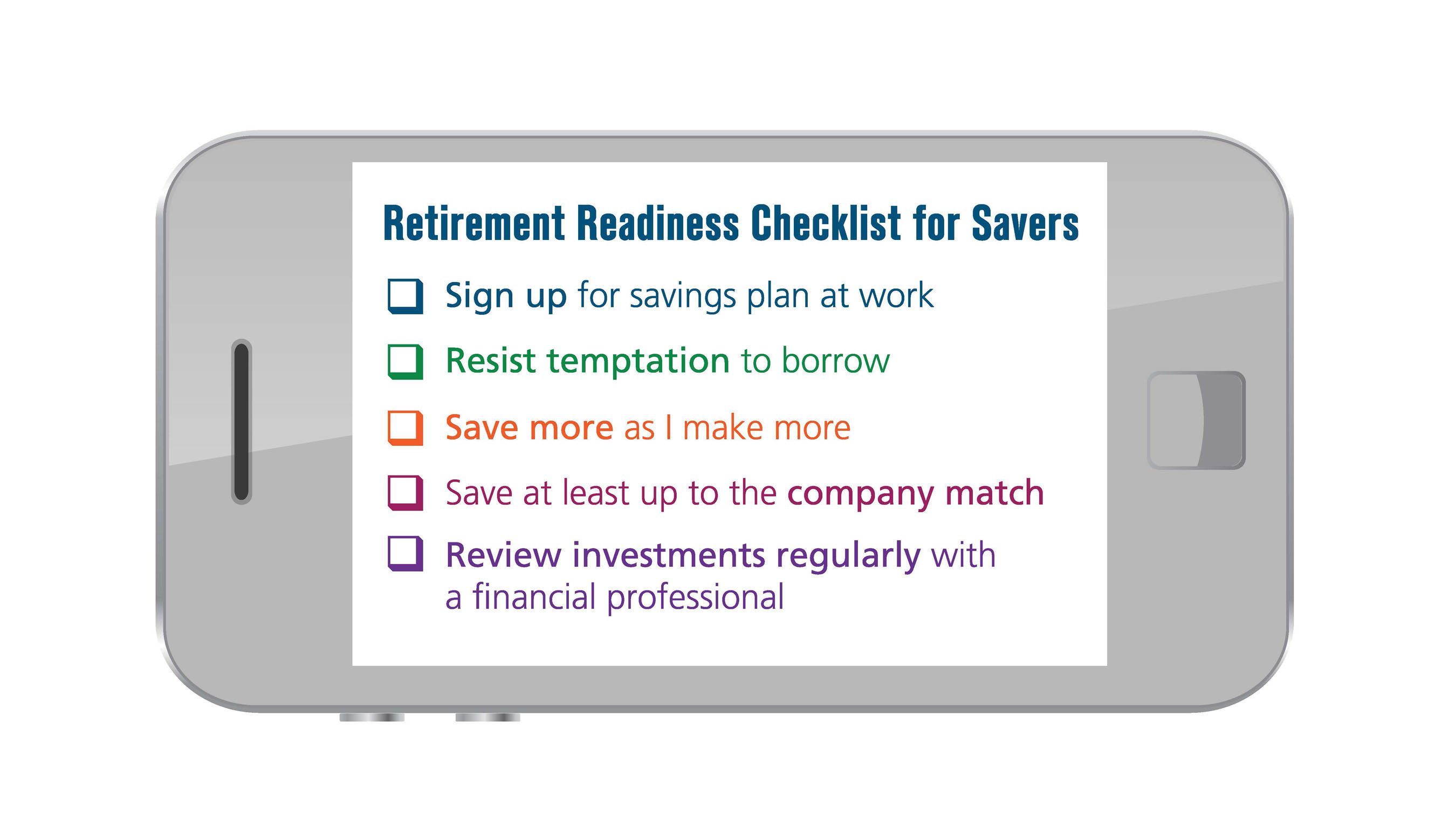 Retirement Readiness Checklist for Savers. (PRNewsFoto/Lincoln Financial Group) (PRNewsFoto/LINCOLN FINANCIAL GROUP)