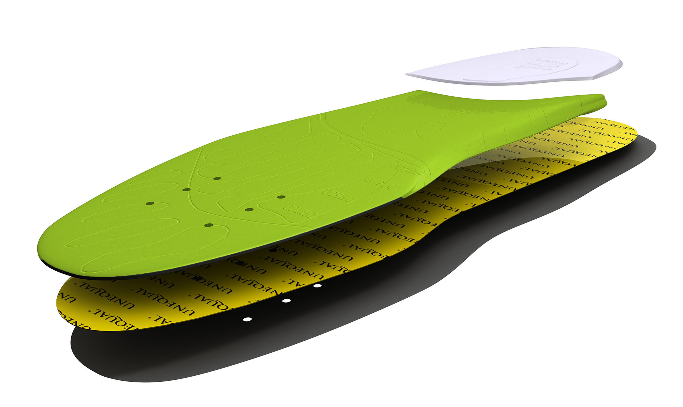 Unequal Ultrathin Insoles - Approved by the APMA, these insoles reduce the chronic impact shock by as much as 80 percent. (PRNewsFoto/Unequal Technologies) (PRNewsFoto/UNEQUAL TECHNOLOGIES)