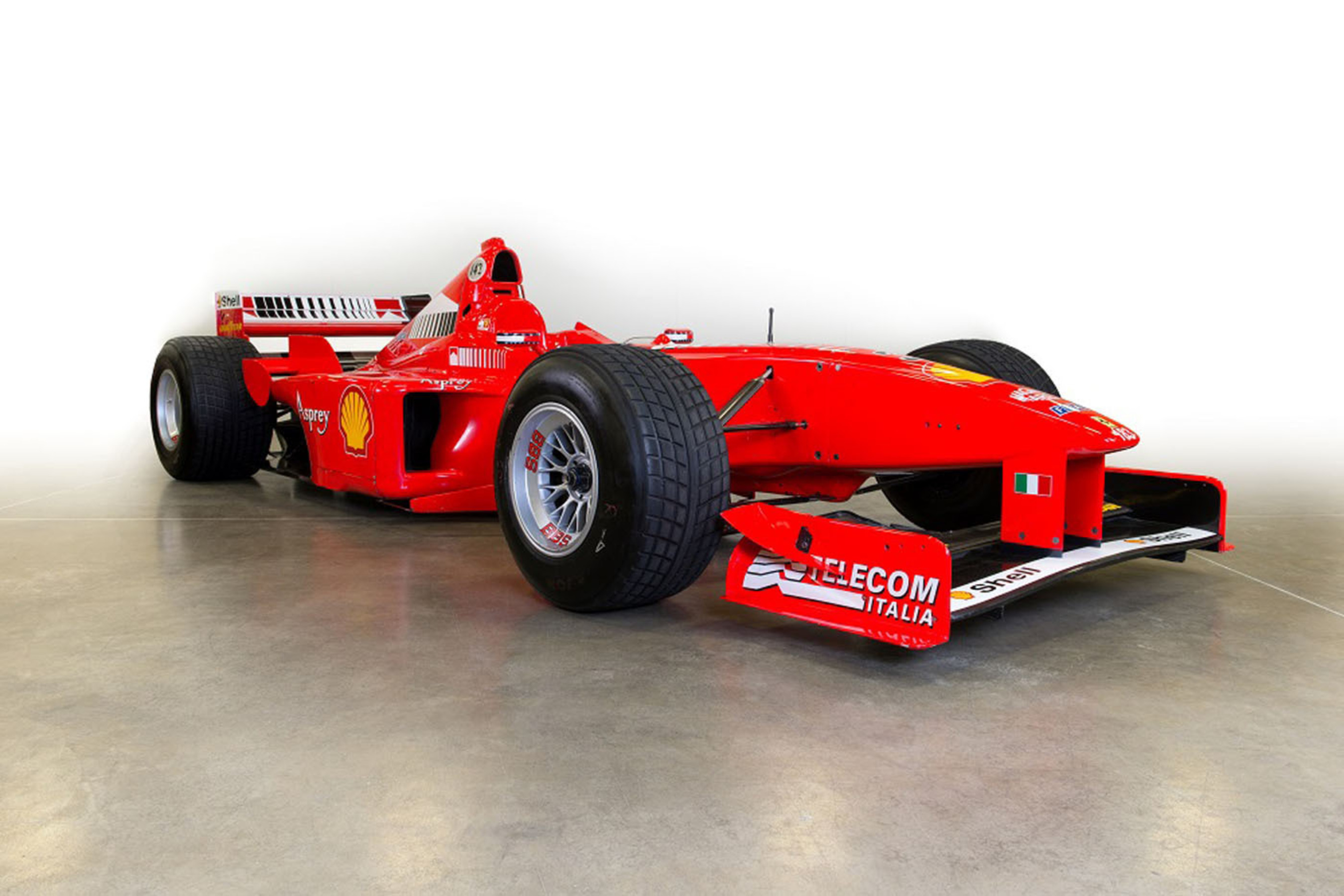 Milton Verret's 1998 Ferrari F300 Formula One (F1) racing car, driven by F1 World Champion Michael Schumacher. Milton Verret's F1 Ferrari will be sold along with 75 other rare cars at the Motostalgia Grand Prix Auction to be held on November 16 as part of the 2013 United States Formula 1 Grand Prix weekend in Austin, Texas. (PRNewsFoto/Milton Verret) (PRNewsFoto/MILTON VERRET)