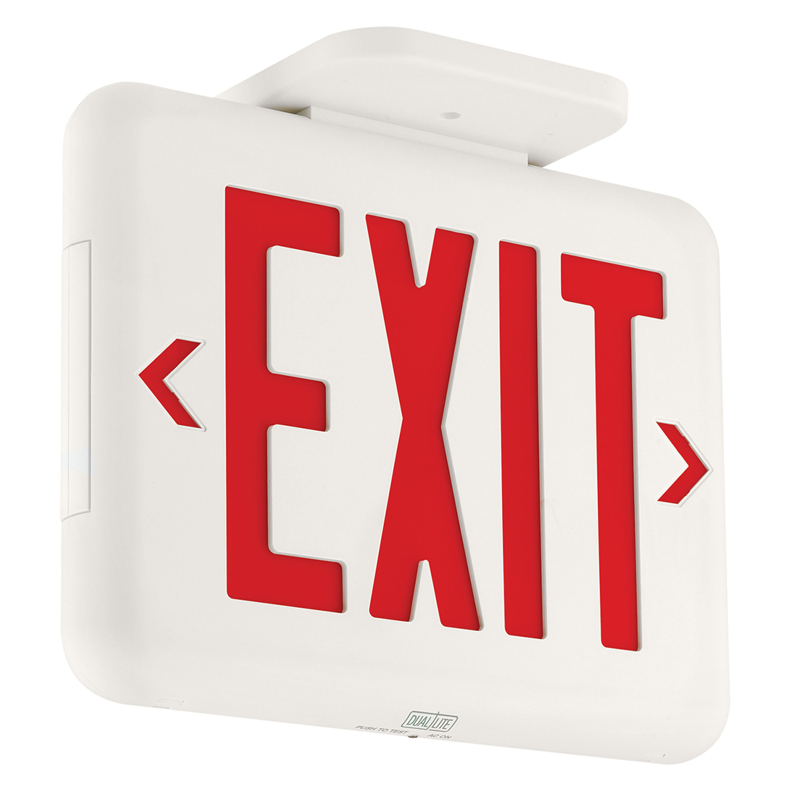 Dual-Lite's ultra-efficient, technologically advanced, compact EVE Series LED Exit Sign. (PRNewsFoto/Hubbell Lighting) (PRNewsFoto/HUBBELL LIGHTING)