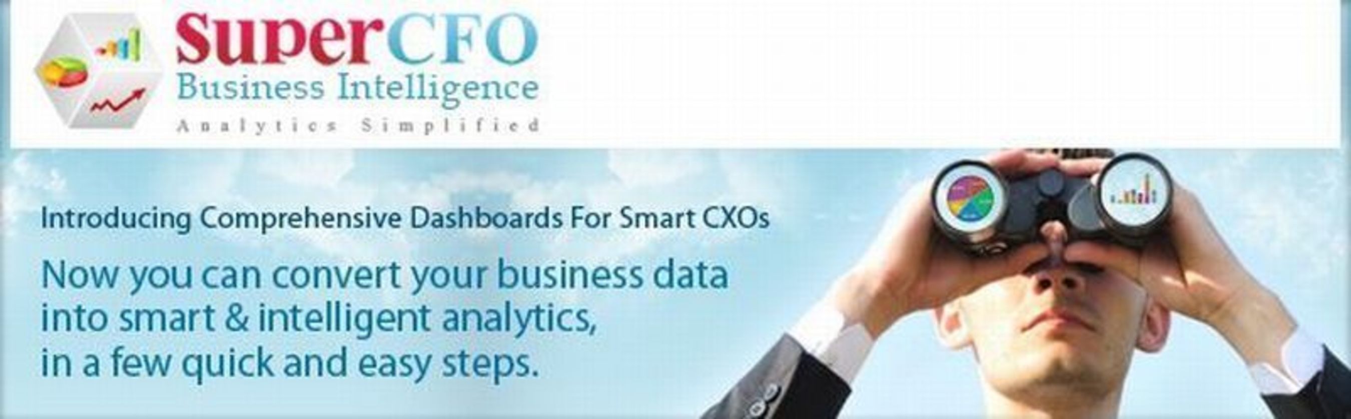 SuperCFO BI: Convert your business data in smart & intelligent analytics (PRNewsFoto/SuperCFO)