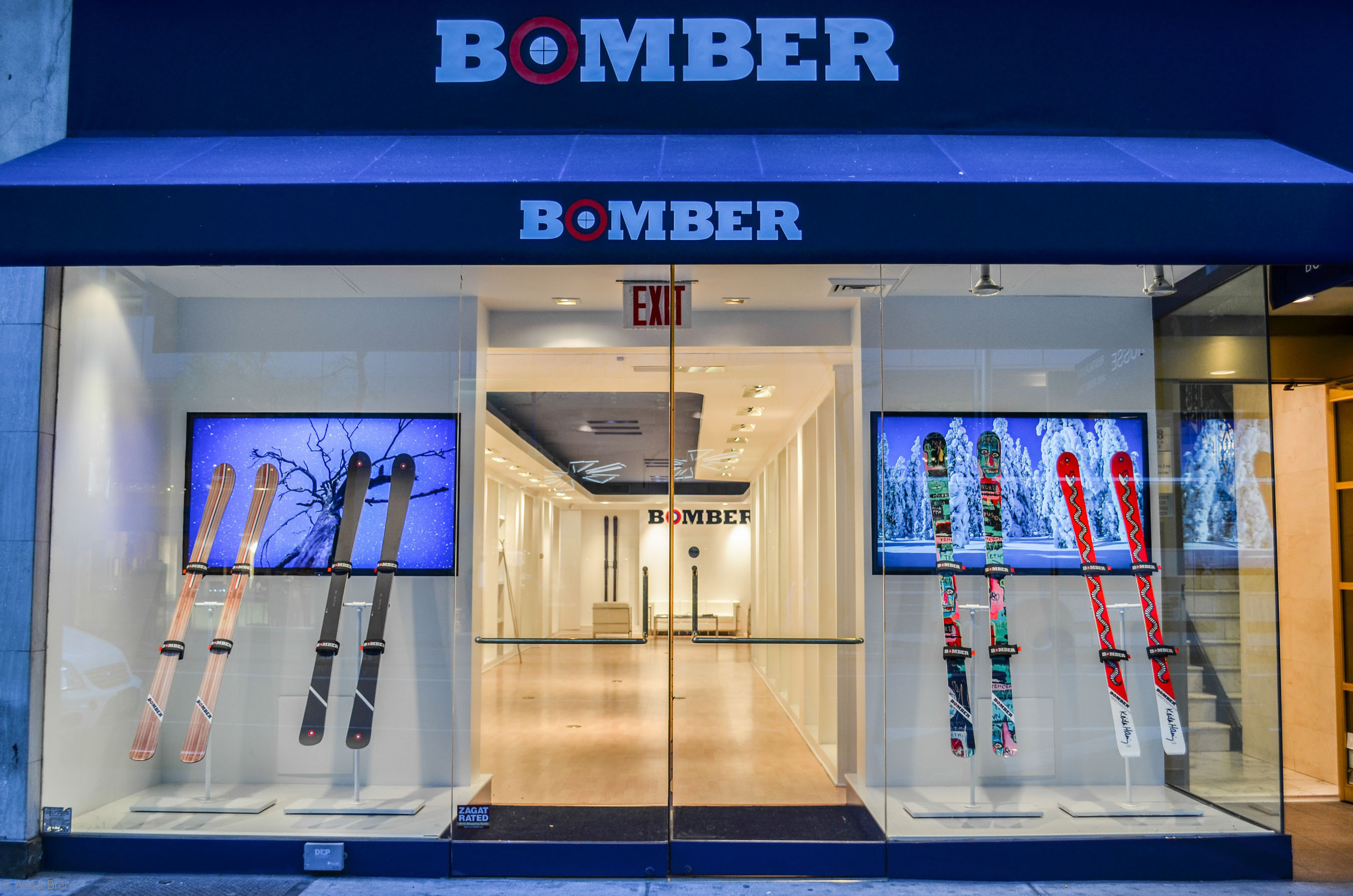 Bomber Gallery Storefront 538 Madison Avenue, Manhattan. (PRNewsFoto/Bomber LLC) (PRNewsFoto/BOMBER LLC)