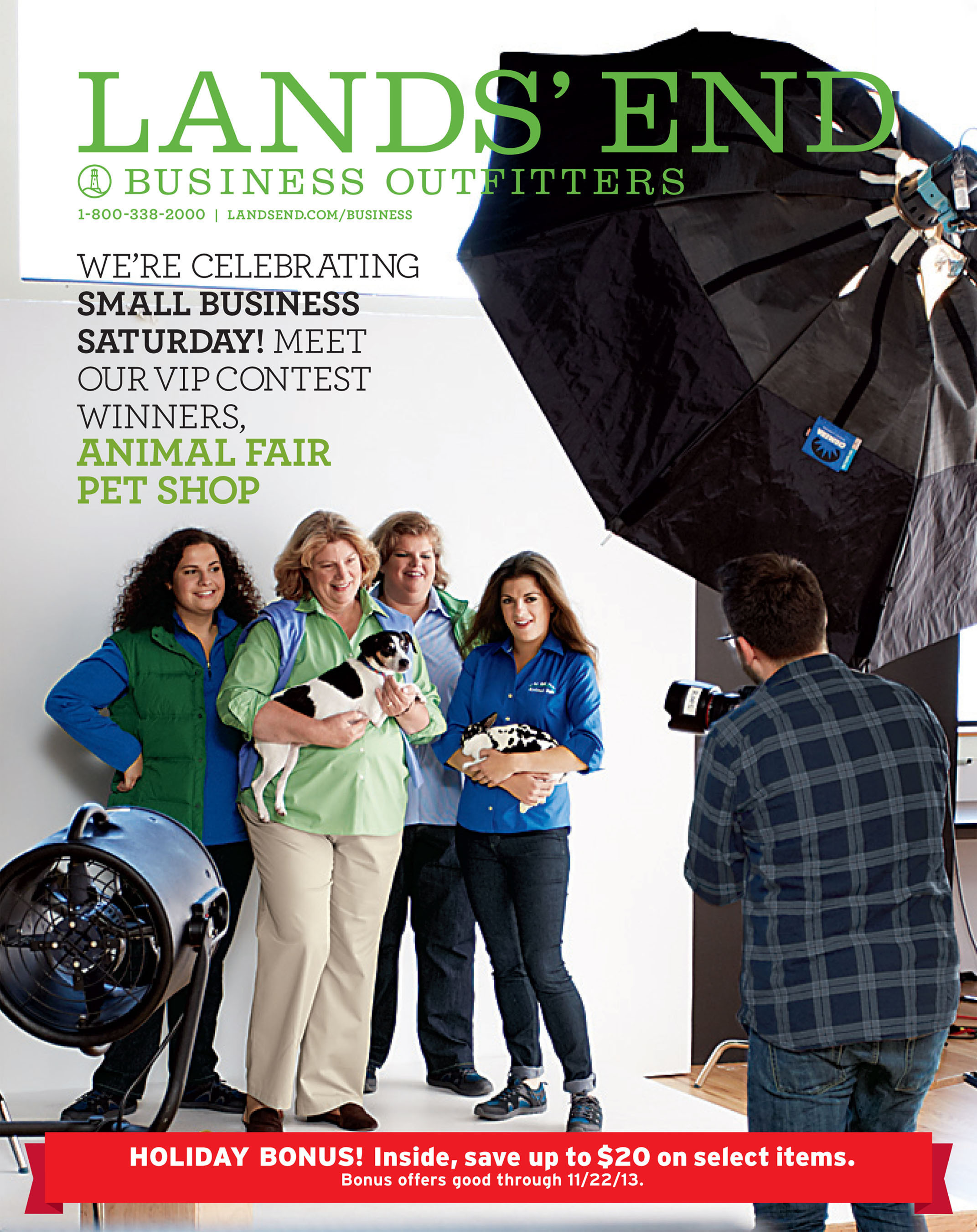 Lands' End Business Outfitters and Inc. Magazine Celebrate Small Business  Saturday; Announce Grand Prize Winner of Their Small Business VIP Contest