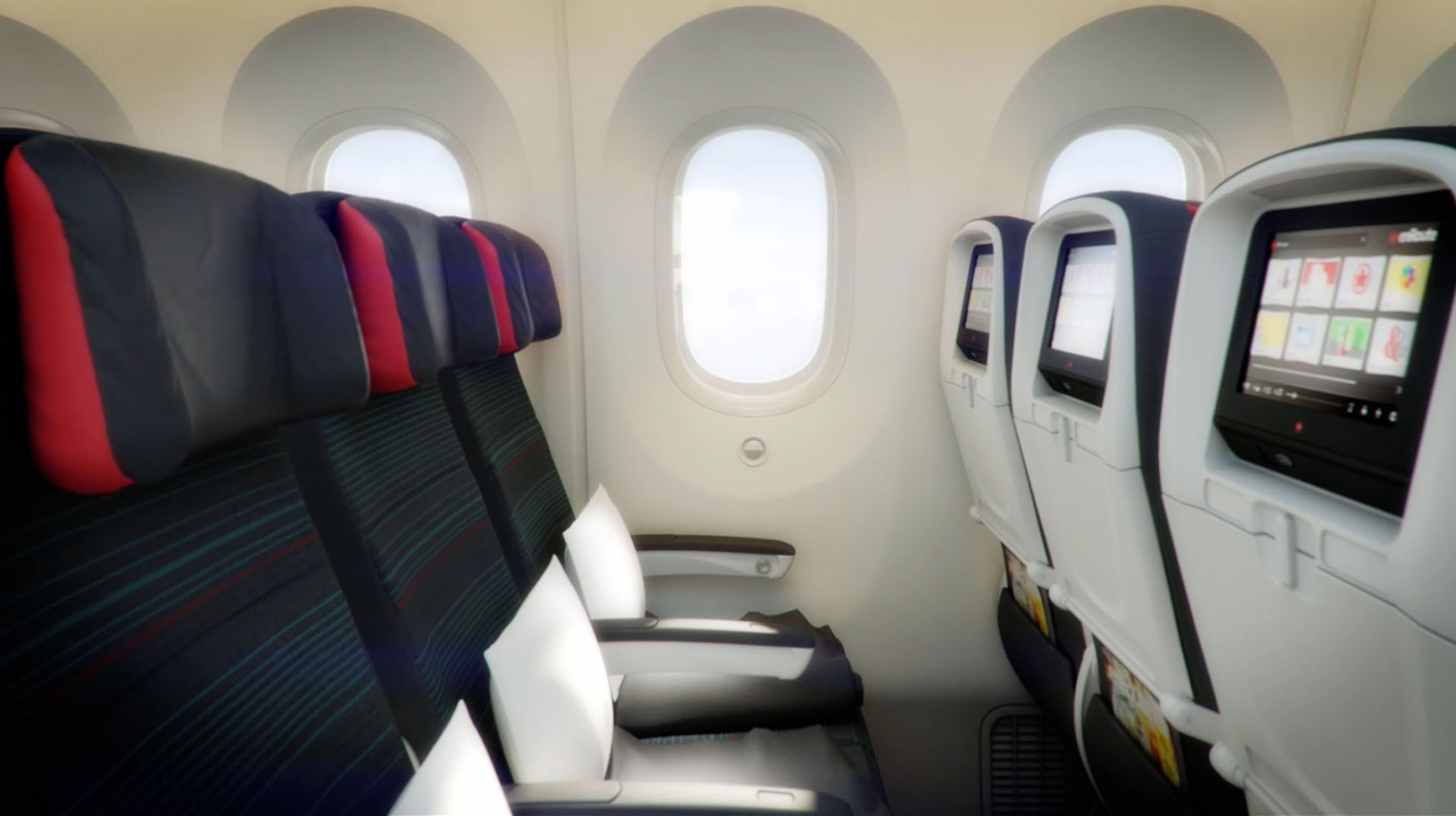 Economy seat (YSeat). (PRNewsFoto/Air Canada) (PRNewsFoto/AIR CANADA)
