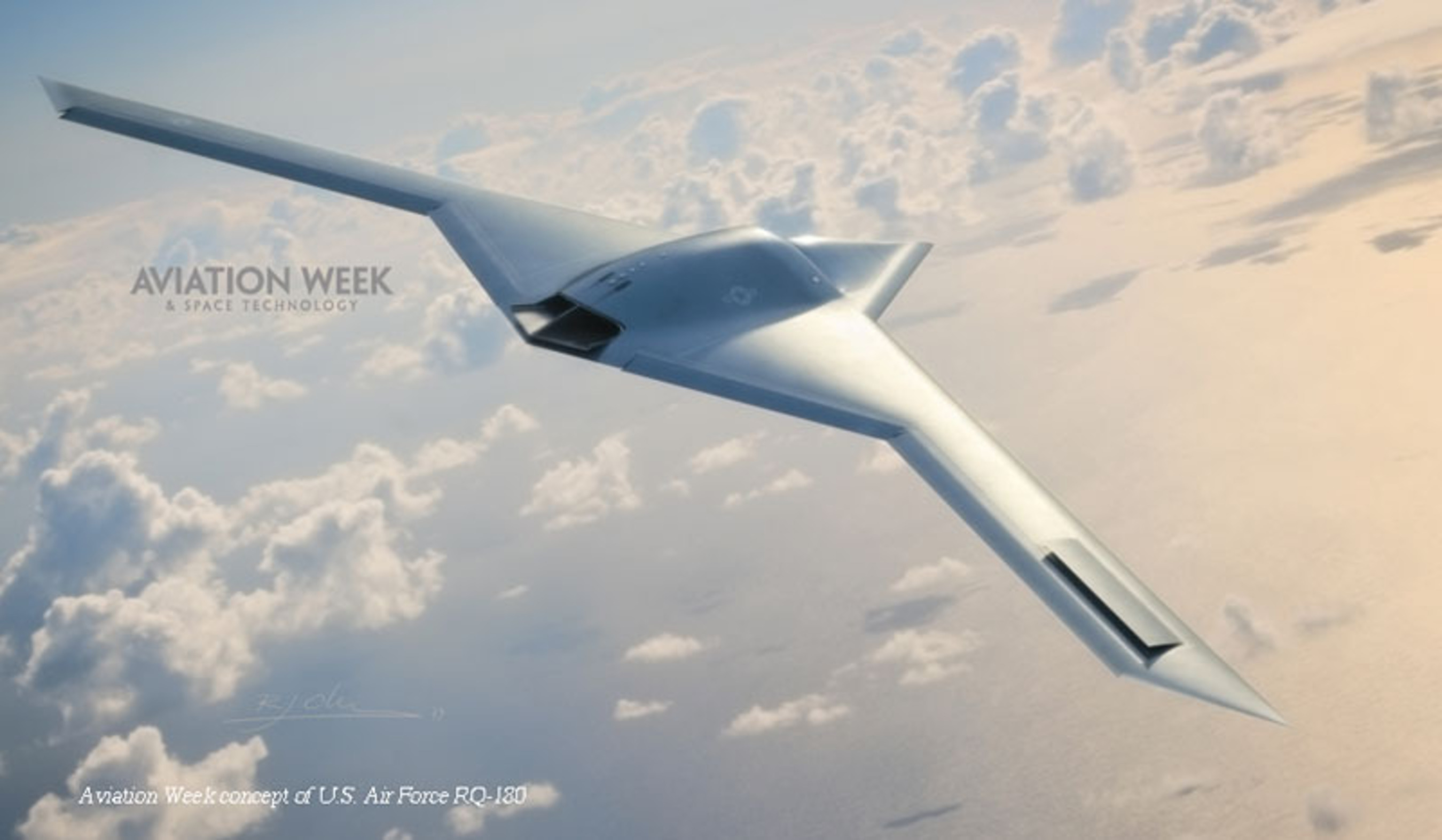 Penton's Aviation Week Uncovers New, Classified Unmanned Aircraft Flying at Area 51. (PRNewsFoto/Penton) (PRNewsFoto/PENTON)