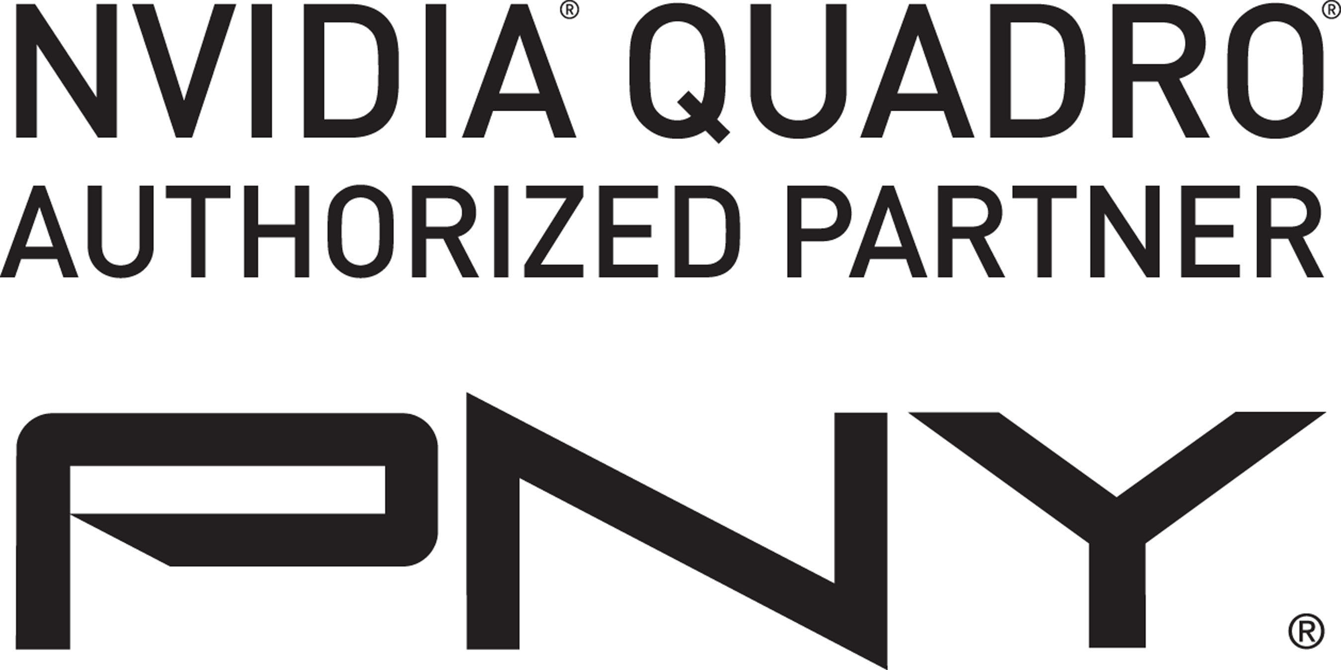 NVIDIA Quadro Authorized Partner PNY Technologies logo. (PRNewsFoto/PNY Technologies, Inc.) (PRNewsFoto/PNY TECHNOLOGIES, INC.)