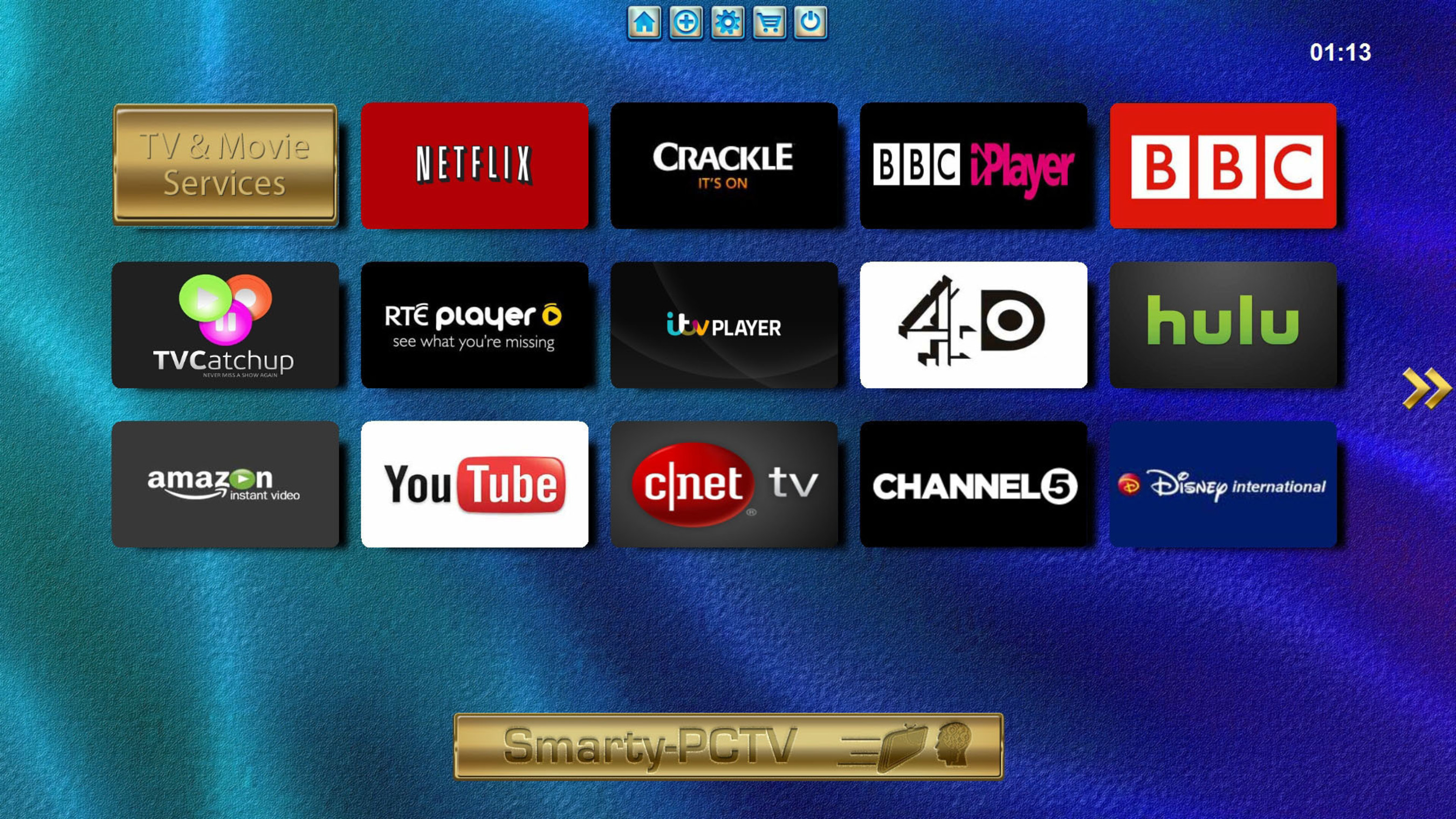 Smarty PCTV - TV and Movies. (PRNewsFoto/Smarty PCTV) (PRNewsFoto/SMARTY PCTV)