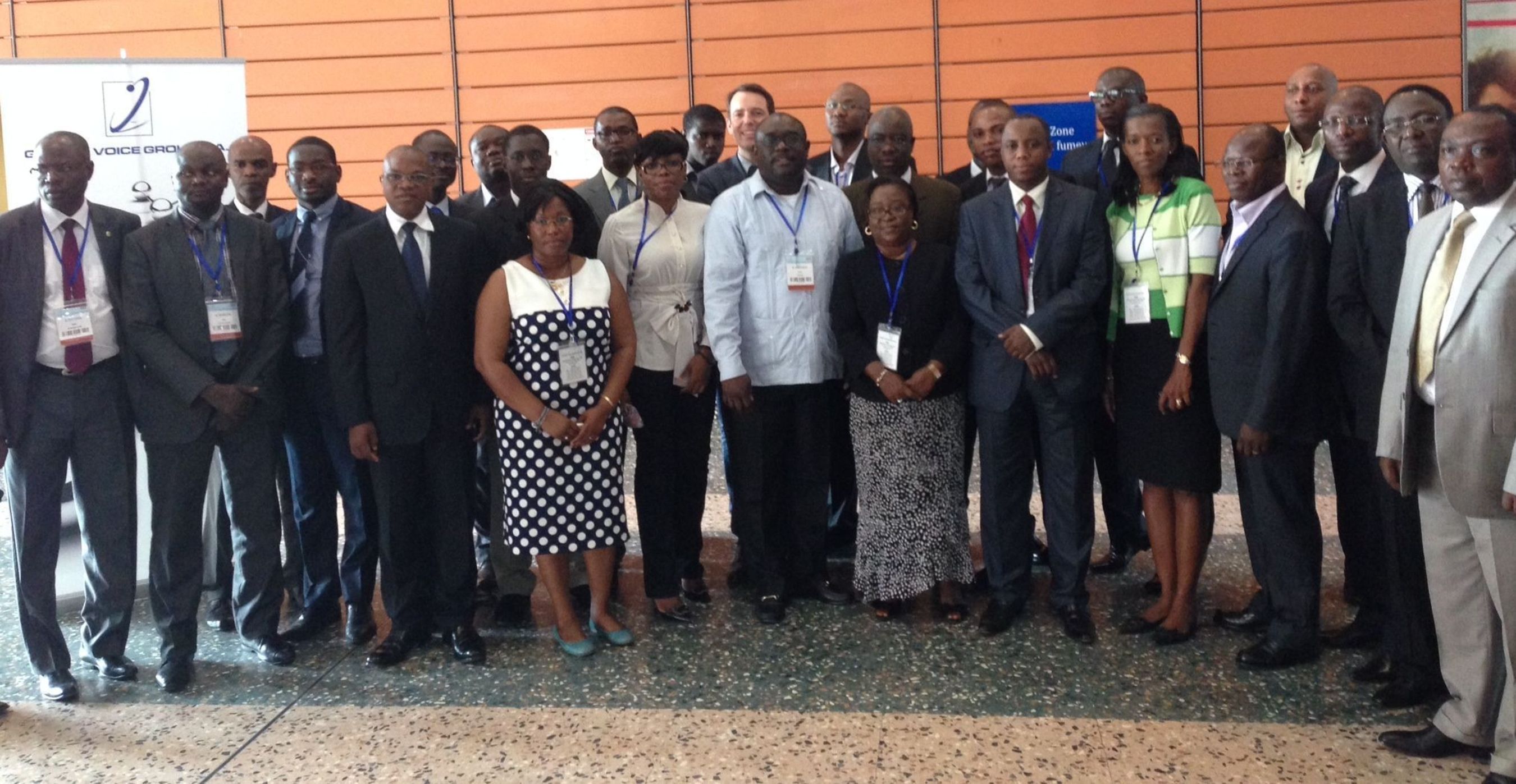 Participants at the GVG-SGS West African Workshop (PRNewsFoto/Global Voice Group)