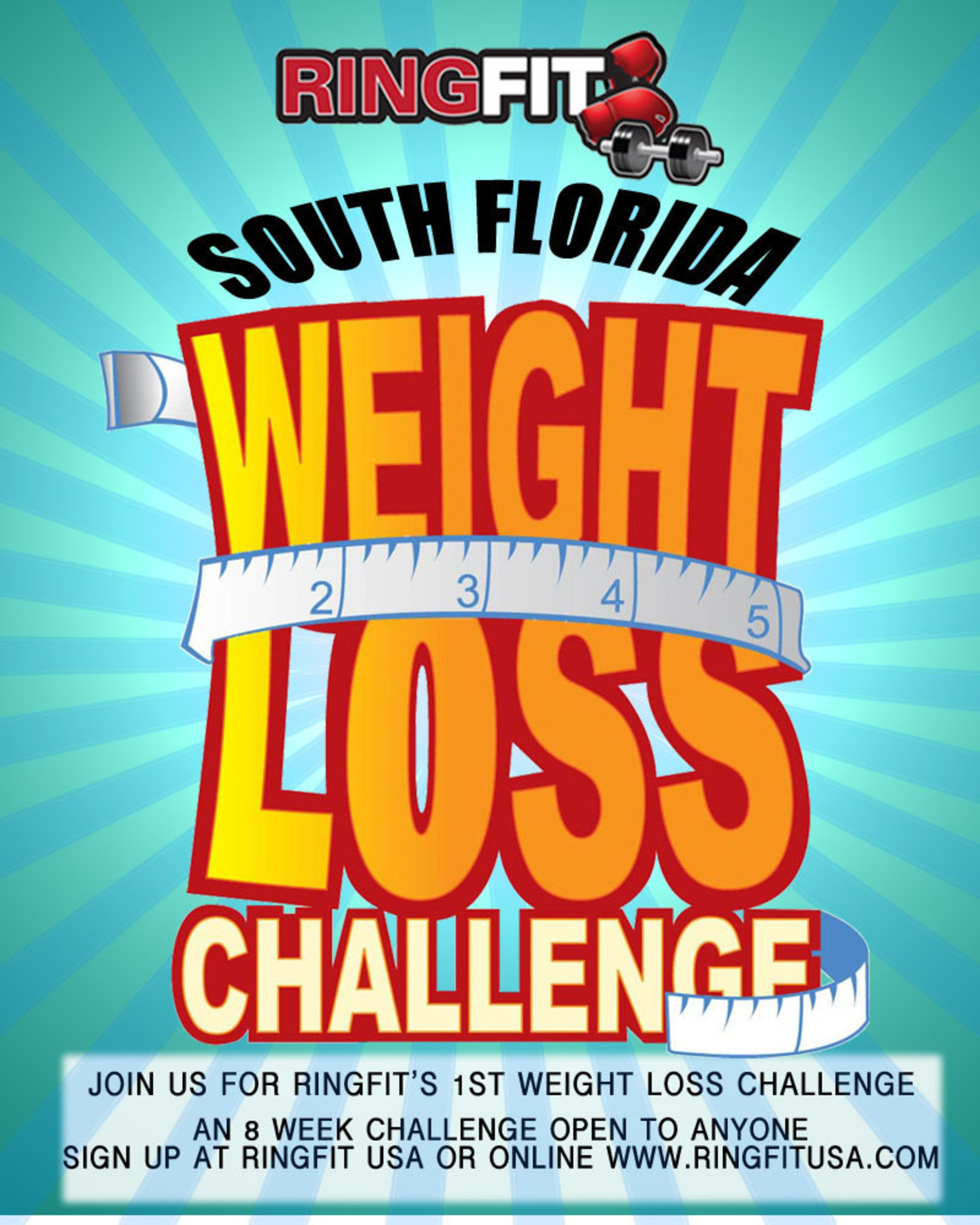 Weight Loss Challenge. (PRNewsFoto/RingFit USA) (PRNewsFoto/RINGFIT USA)