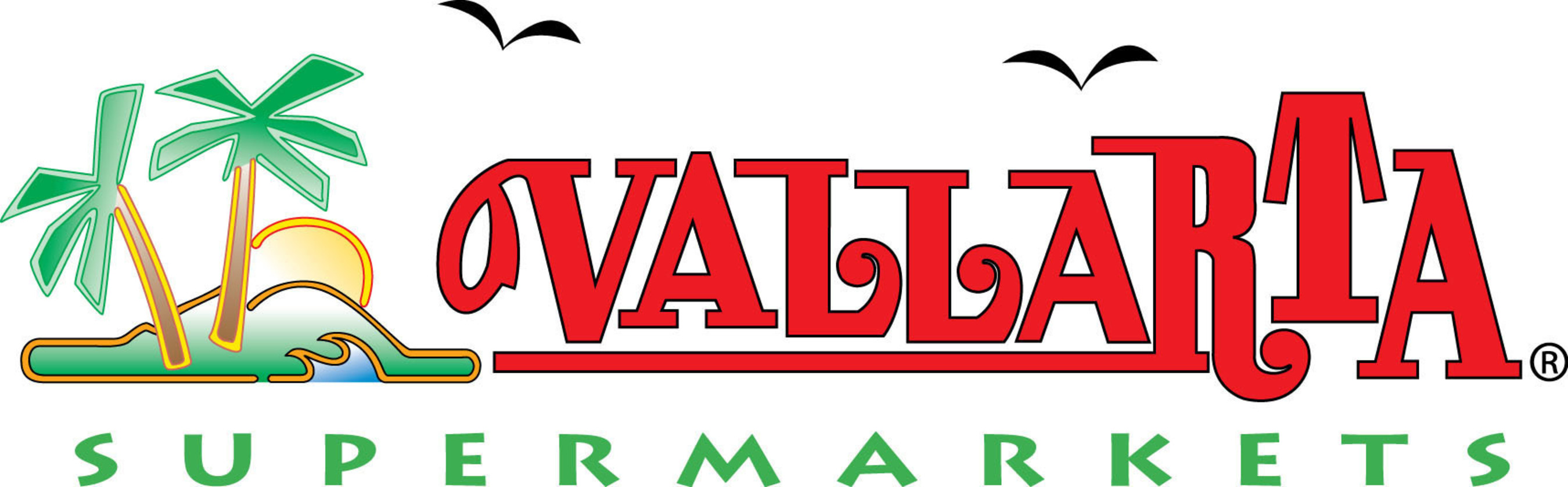 Vallarta Supermarkets logo.