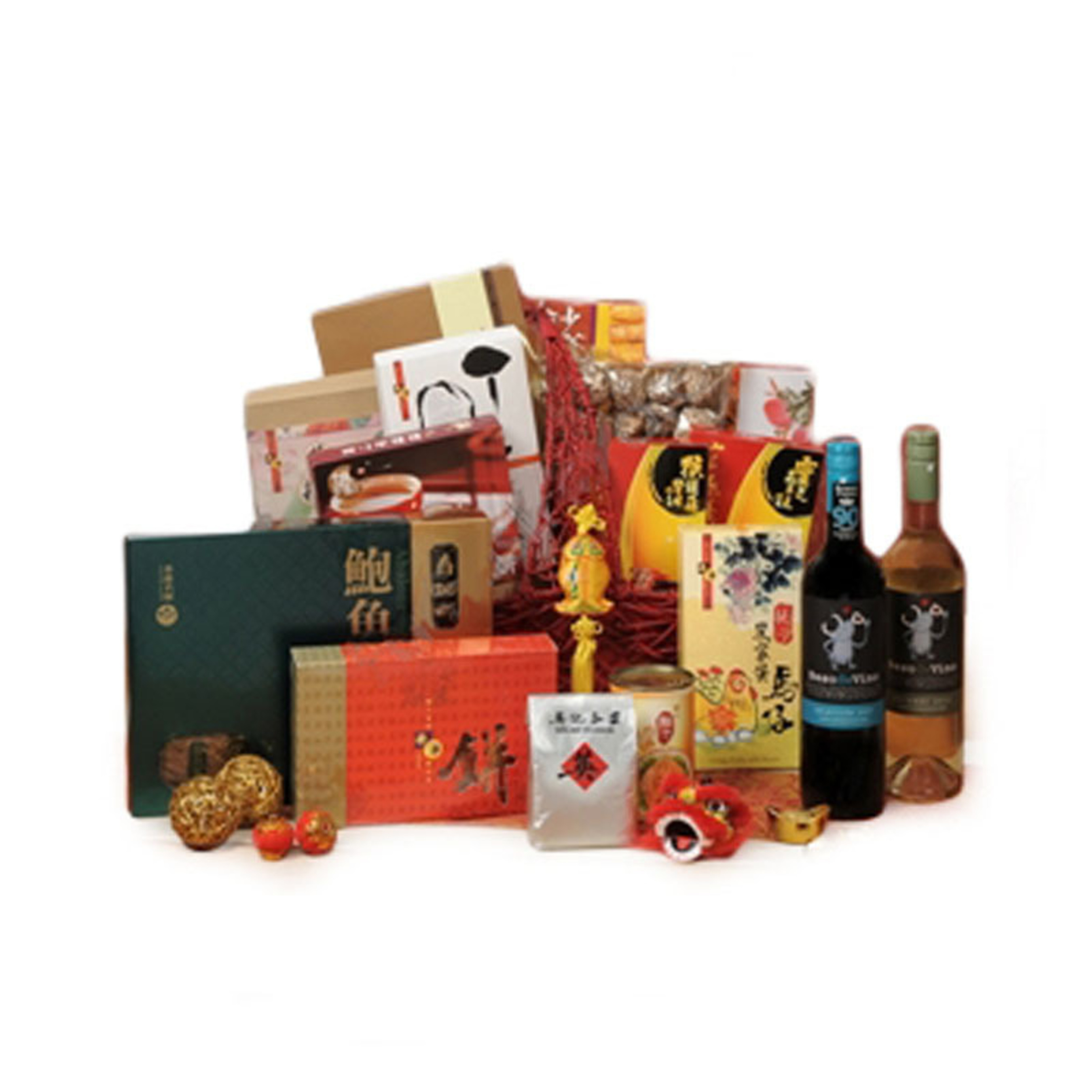 GiftBasketsOverseas.com gift basket for Chinese New Year. (PRNewsFoto/GiftBasketsOverseas.com) (PRNewsFoto/GIFTBASKETSOVERSEAS.COM)