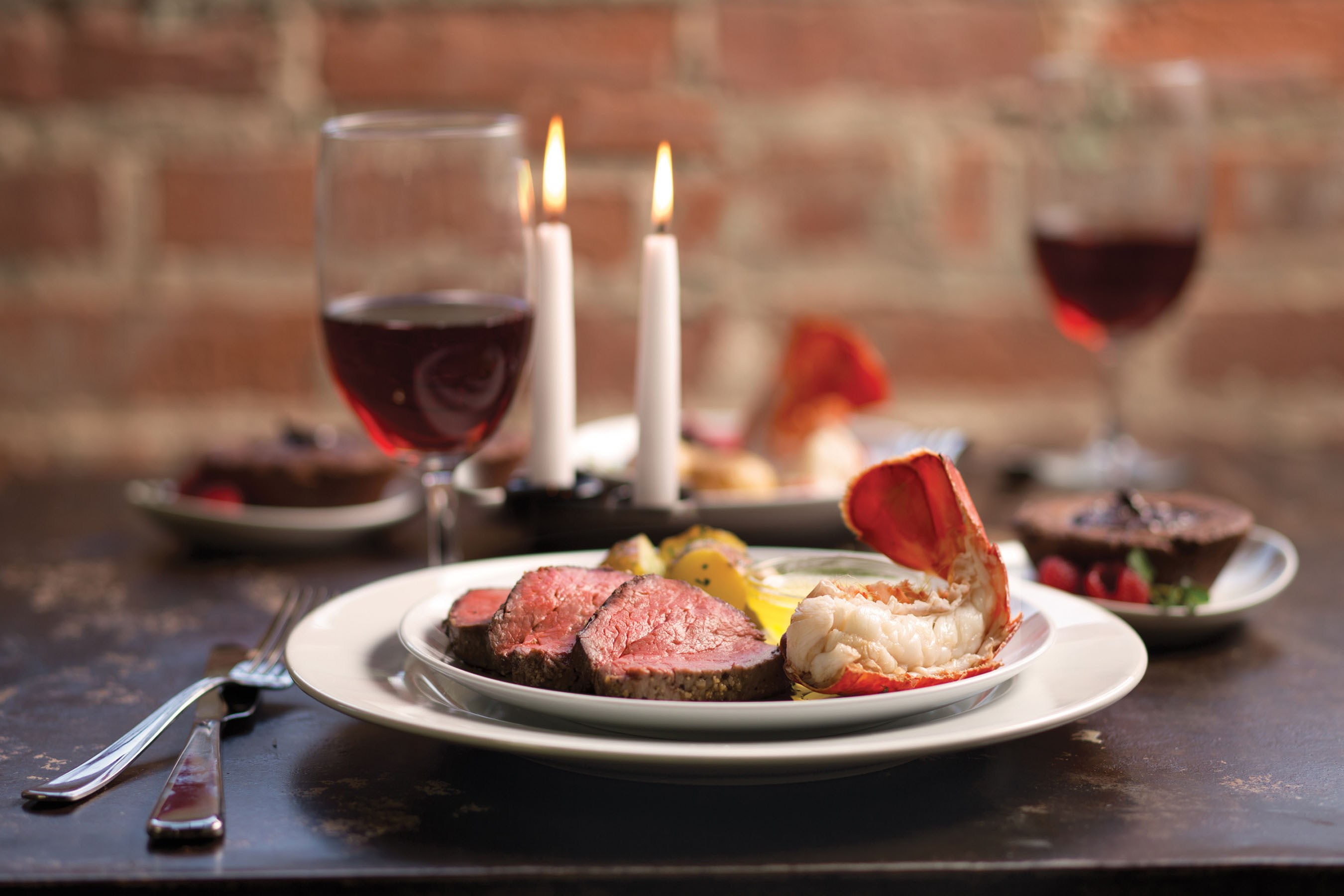When it comes to Valentine's Day, the majority of Americans would enjoy a romantic dinner for two at home with steak and lobster as top choices for what's on the menu. (PRNewsFoto/Omaha Steaks) (PRNewsFoto/OMAHA STEAKS)