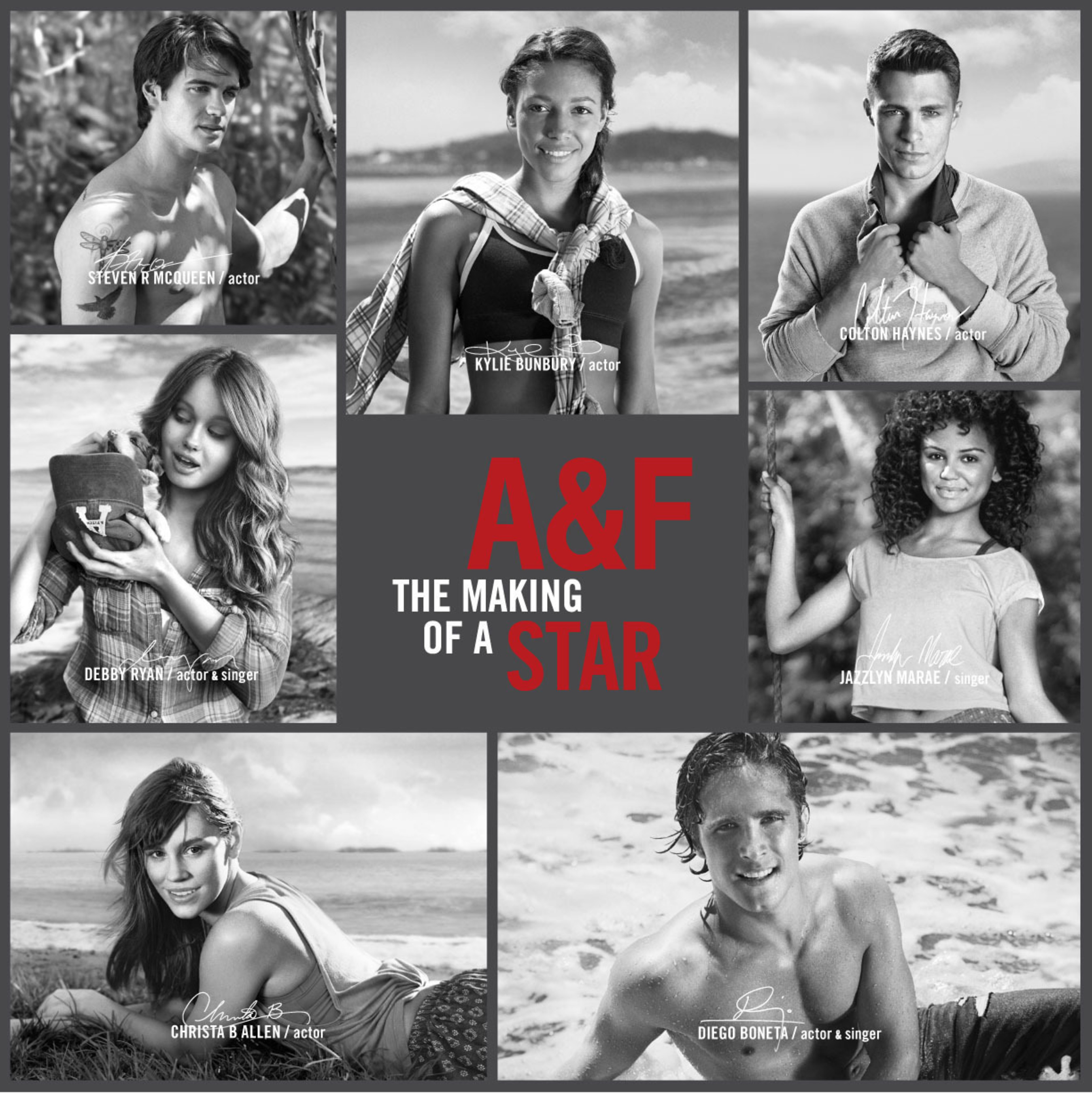Abercrombie & Fitch Launches Spring 2014 Campaign: 