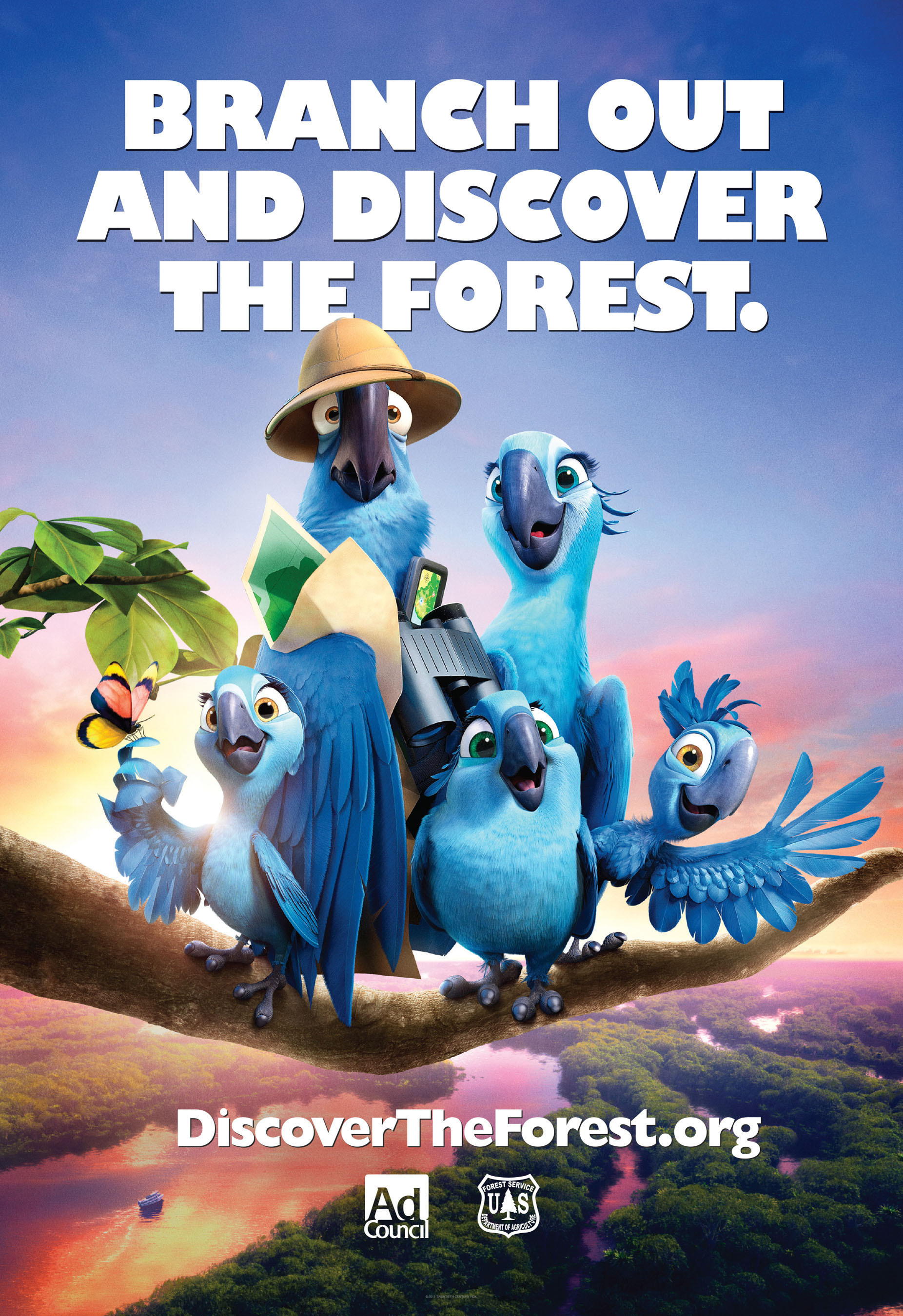 . Forest Service and Ad Council Join 20th Century Fox to Launch PSAs  Featuring Scenes and Characters from Rio 2