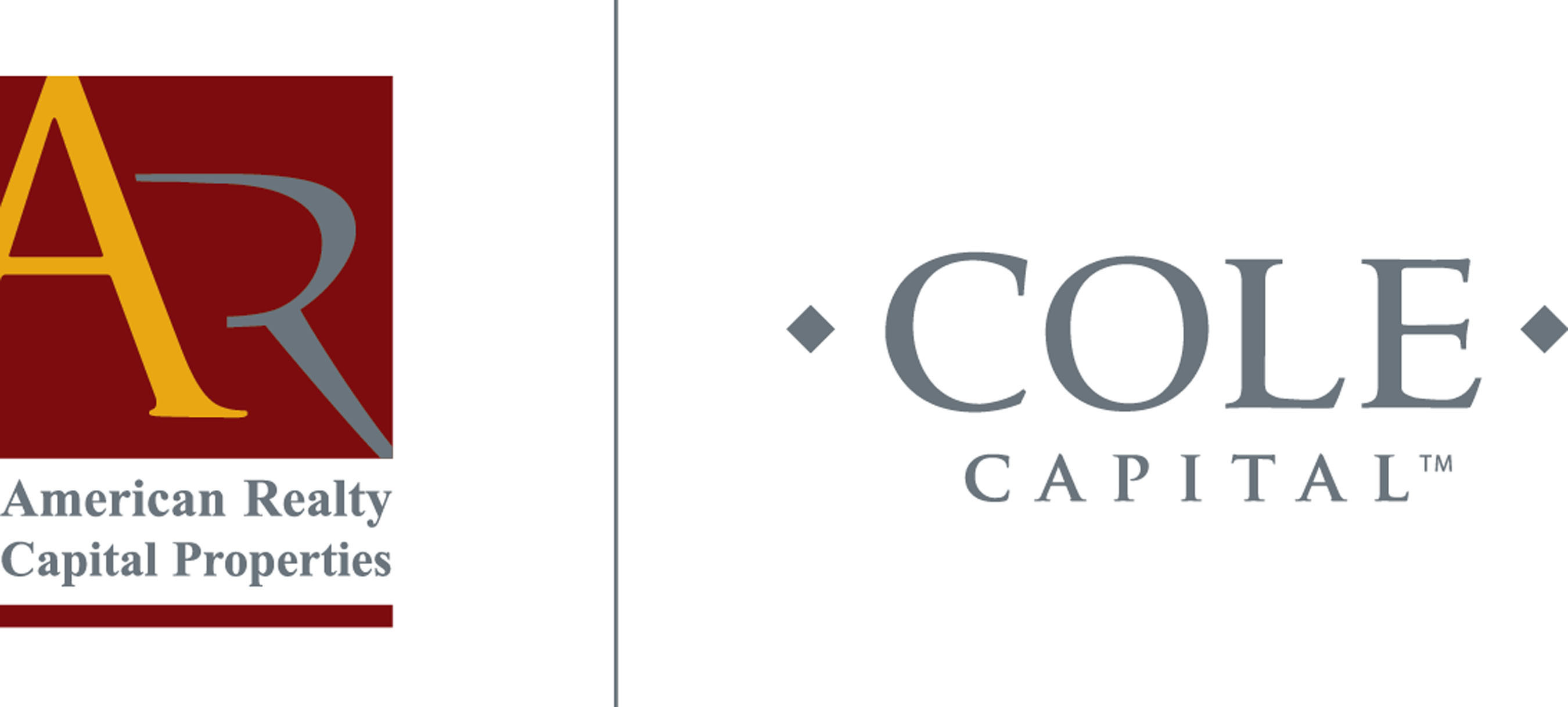 ARCP/Cole Capital Combined Logo. (PRNewsFoto/American Realty Capital Properties, Inc.) (PRNewsFoto/AMER REALTY CAPITAL PROPERTIES)