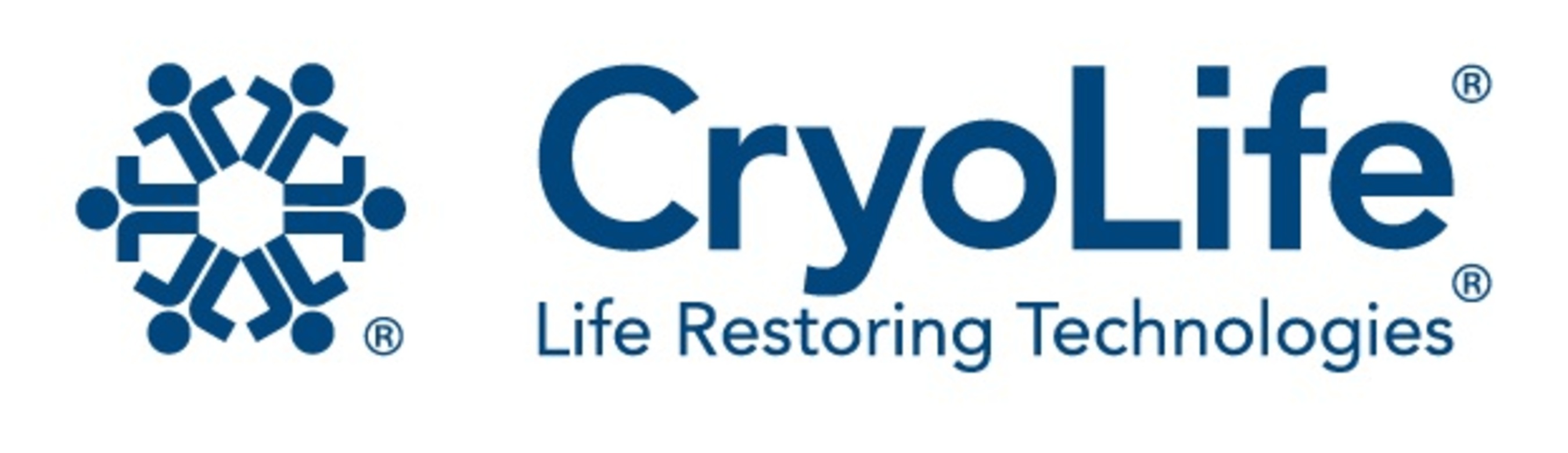 Cryolife logo. (PRNewsFoto/CryoLife, Inc.) (PRNewsFoto/CRYOLIFE_ INC_) (PRNewsFoto/CRYOLIFE, INC.) (PRNewsFoto/CRYOLIFE, INC.)