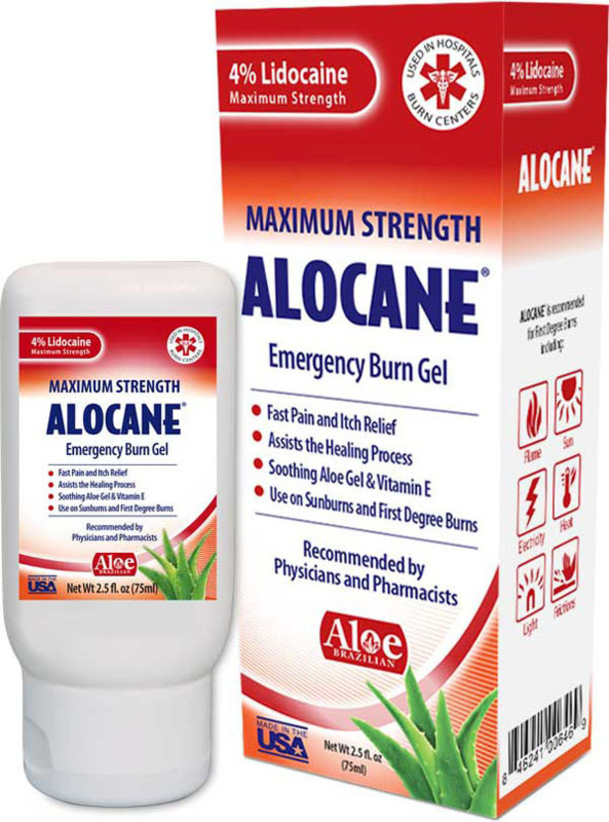 Alocane Product Box. (PRNewsFoto/Quest Products) (PRNewsFoto/QUEST PRODUCTS)