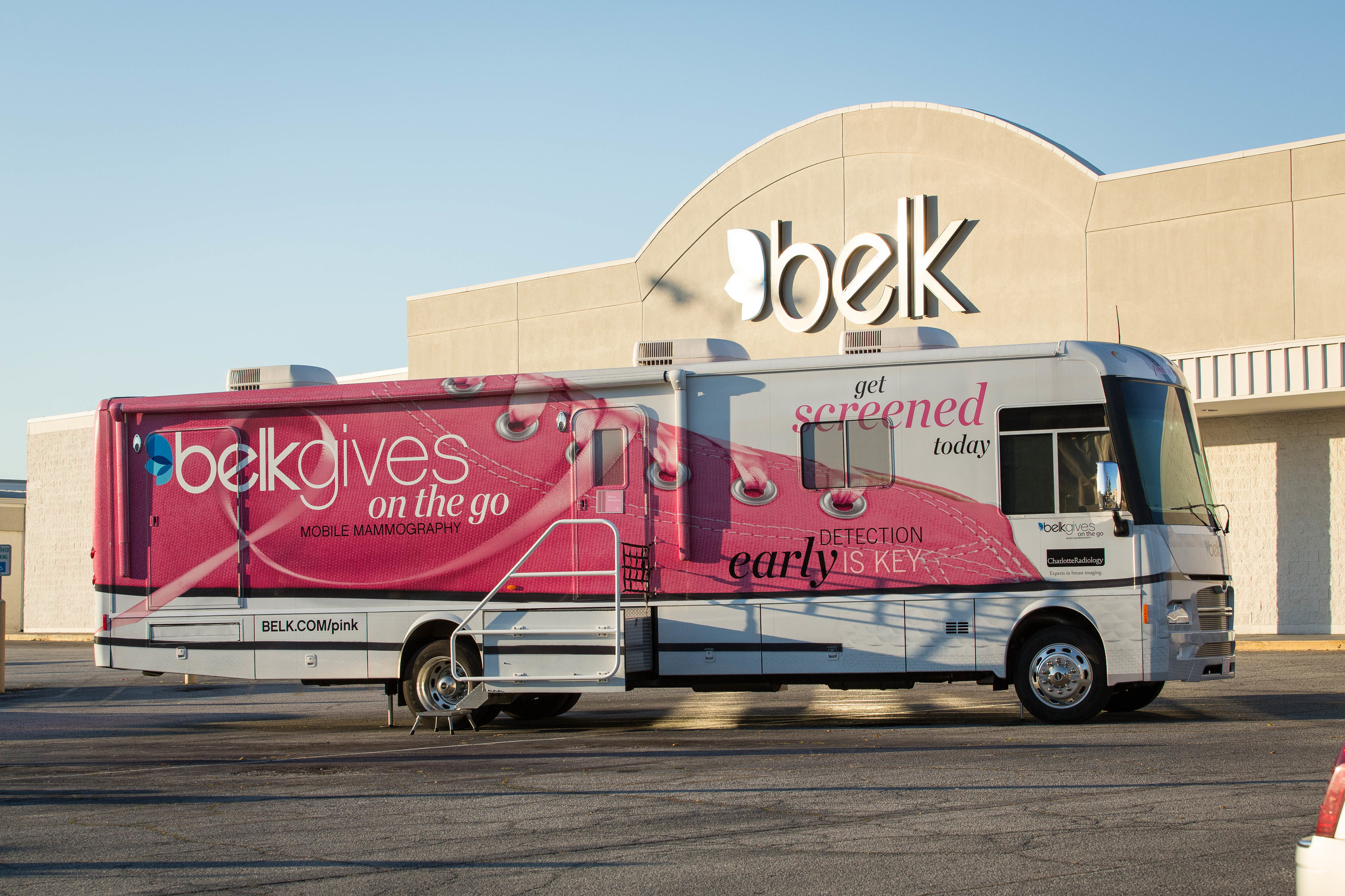 The Belk Gives On The Go Mobile Mammography Center (PRNewsFoto/Belk, Inc.)