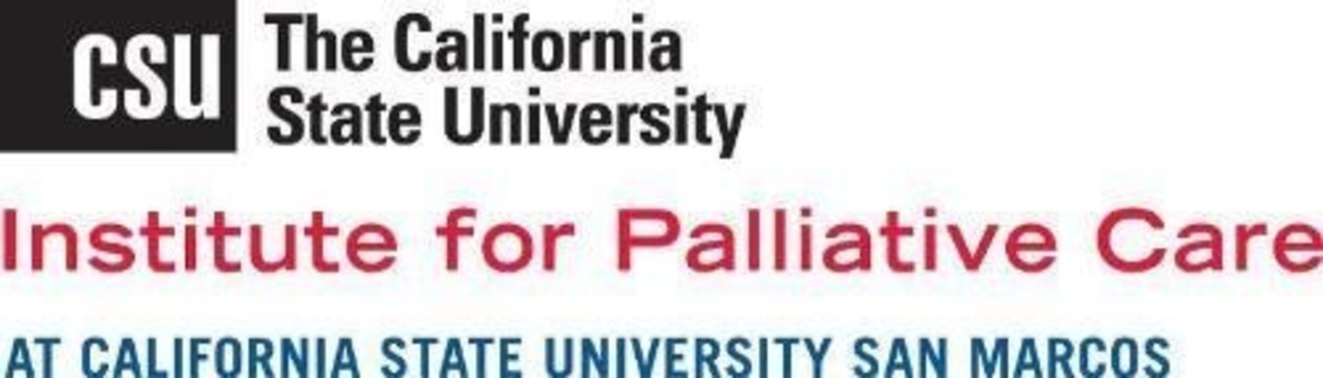 California State University Institute for Palliative Care logo (PRNewsFoto/California State University Inst)