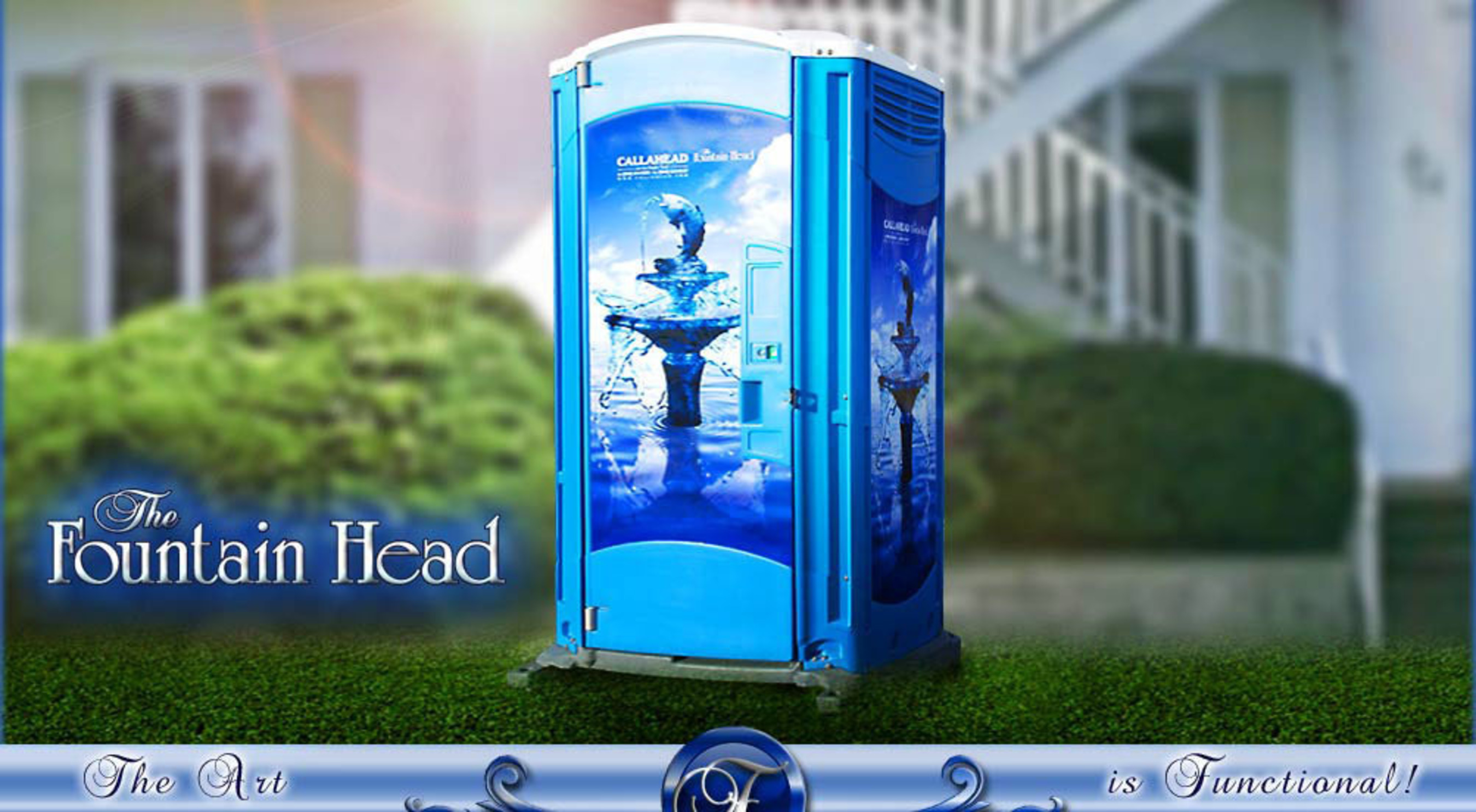 The Fountain Head Portable Toilet by CALLAHEAD. (PRNewsFoto/CALLAHEAD) (PRNewsFoto/CALLAHEAD)