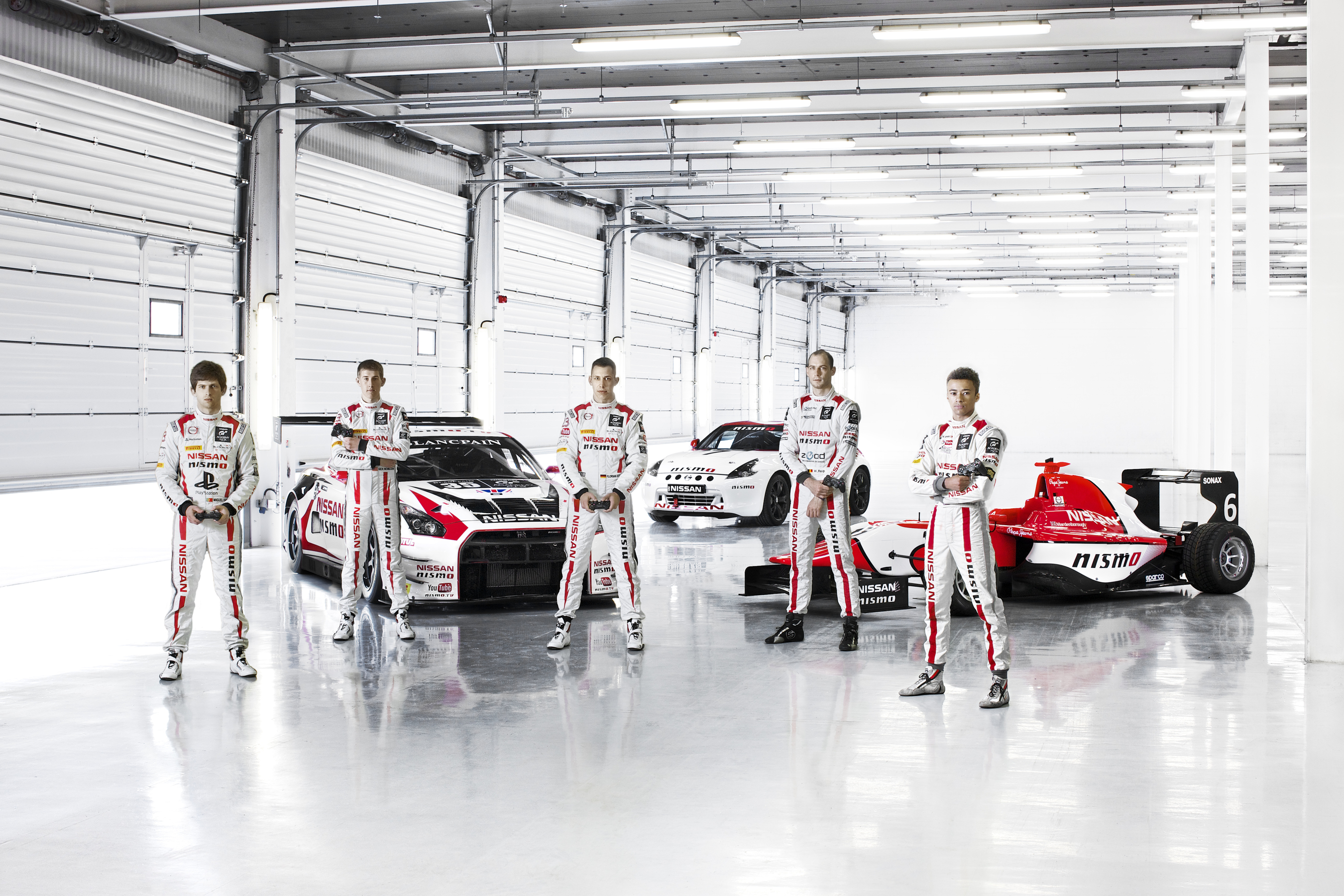 Past winners of the GT Academy competition. (PRNewsFoto/Sony Computer Entertainment...)