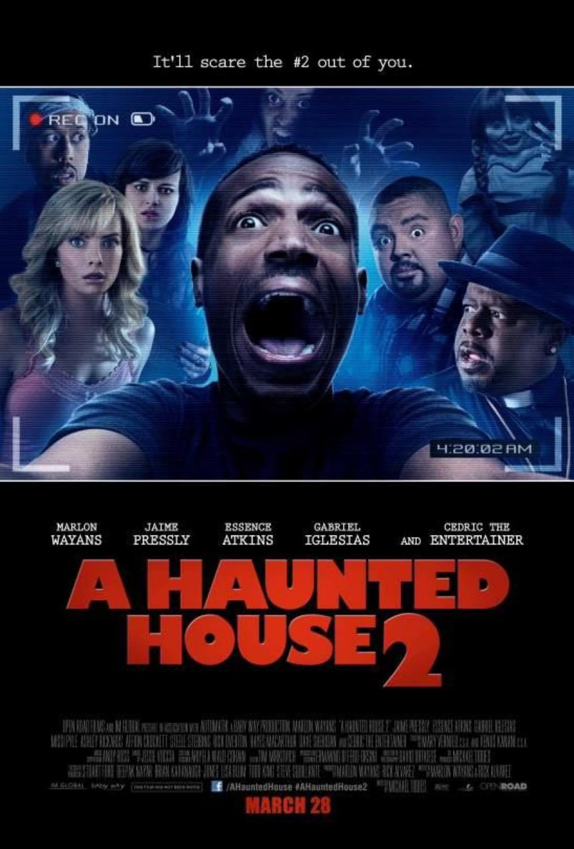 Regal offers free digital HD copy of "A Haunted House" when purchasing tickets to the new film "A Haunted House 2." Image Source: Open Road Films (PRNewsFoto/Regal Entertainment Group)