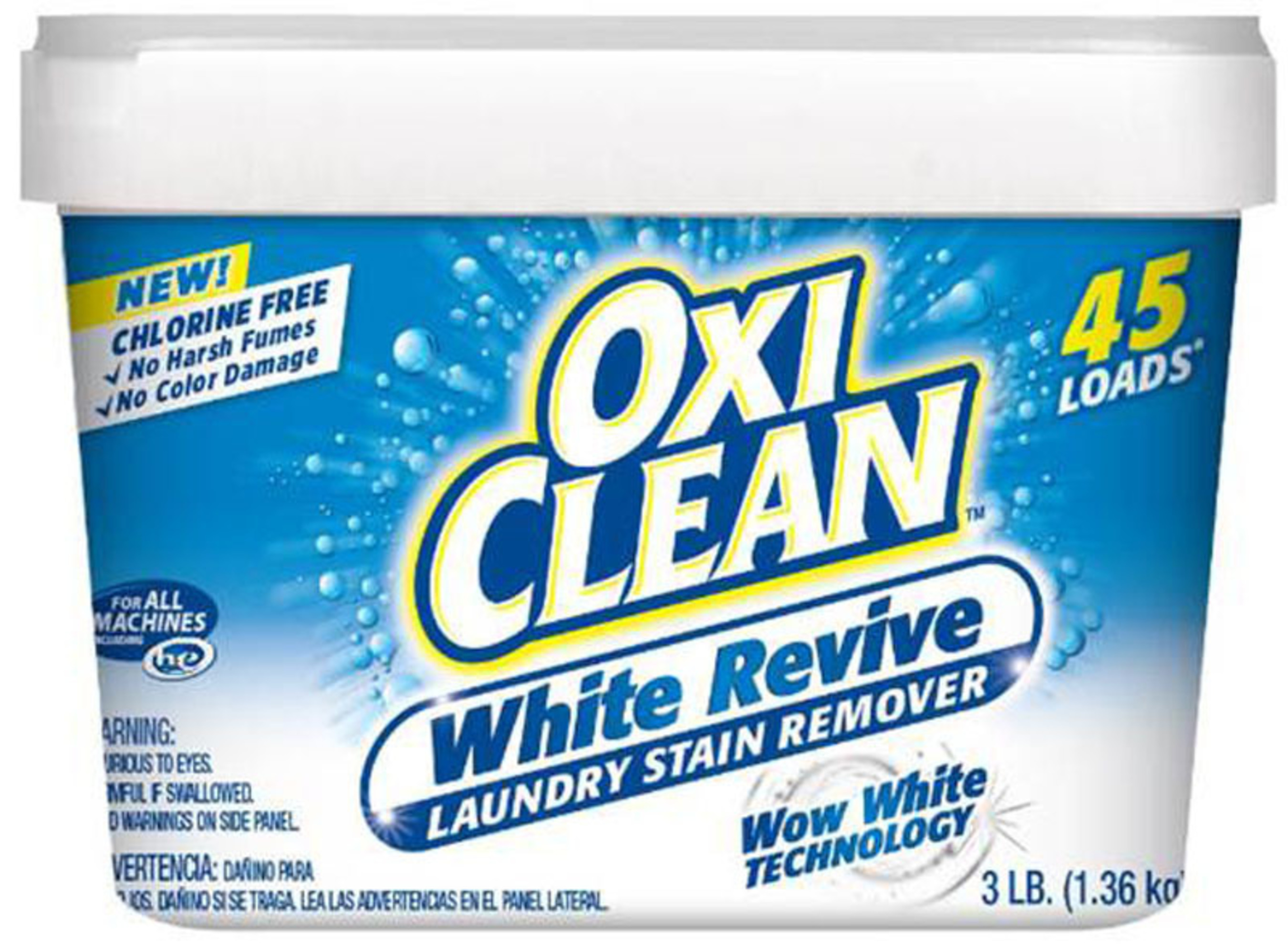 NEW OxiClean White Revive Laundry Stain Remover. (PRNewsFoto/CHURCH _ DWIGHT CO__ INC_)