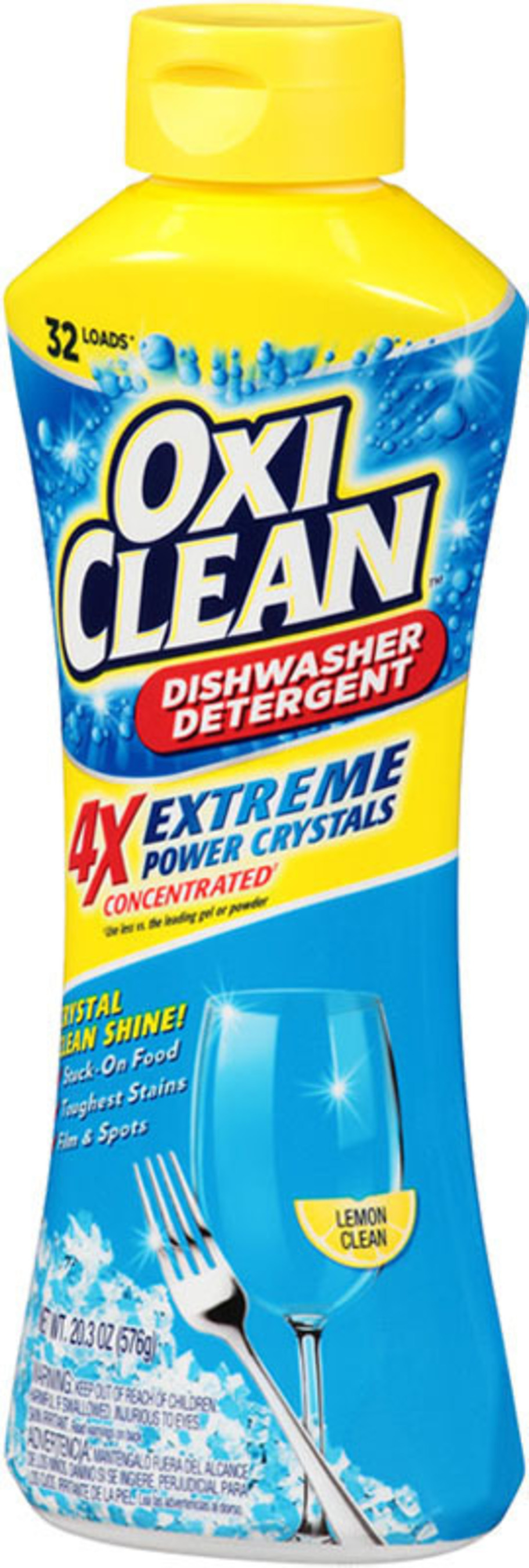 NEW OxiClean Extreme Power Crystals Dishwasher Detergent. (PRNewsFoto/CHURCH _ DWIGHT CO__ INC_)