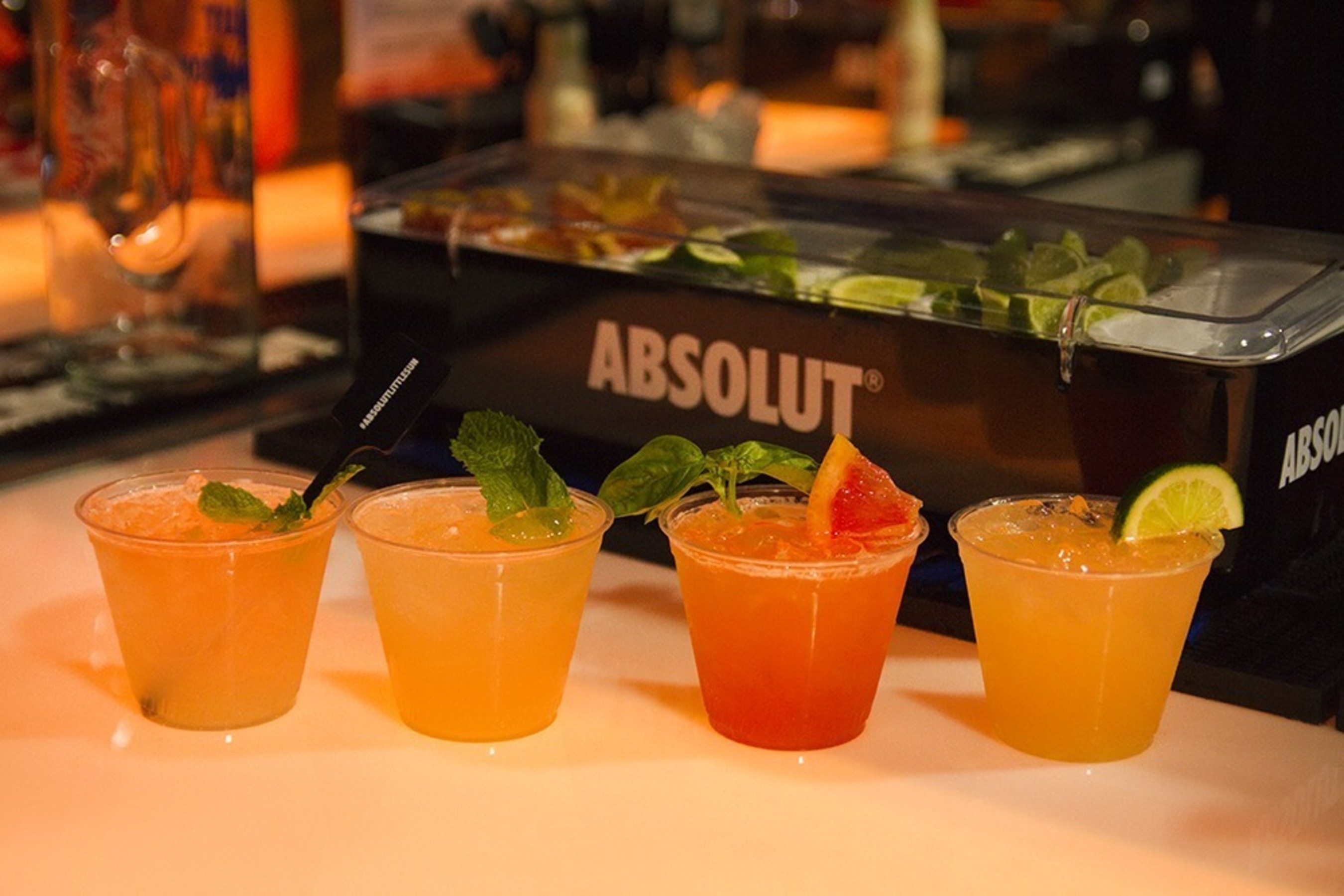 Absolut Little Sun serves up custom curated cocktails at the Coachella Valley Music and Arts Festival. (PRNewsFoto/Pernod Ricard USA)