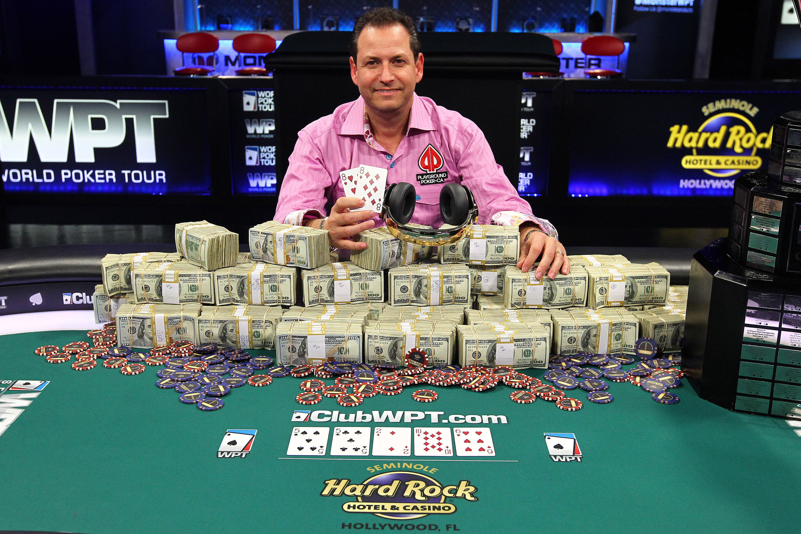 Eric Afriat of Montreal, Canada Wins $1,081,184 (PRNewsFoto/Seminole Hard Rock Hotel Casino)