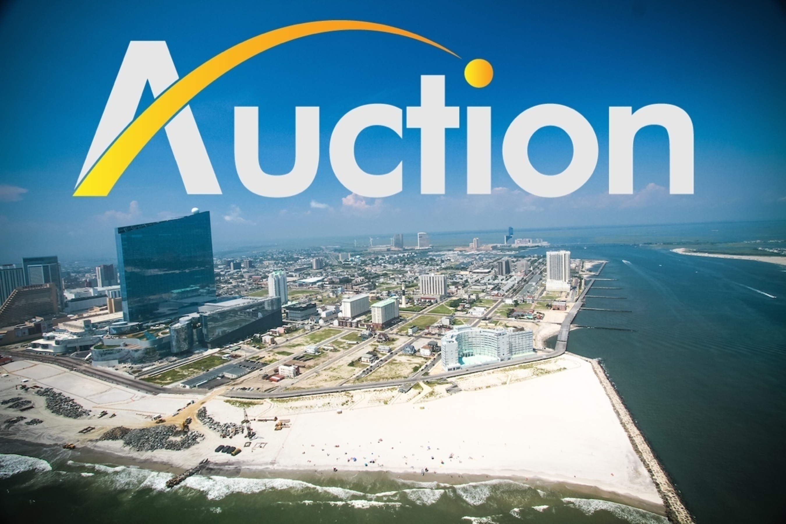 One Of The Last Boardwalk Development Opportunities And Several Adjacent Lots In The South Inlet Of Atlantic City Are Being Sold At Bankruptcy Auction (PRNewsFoto/AuctionAdvisors)